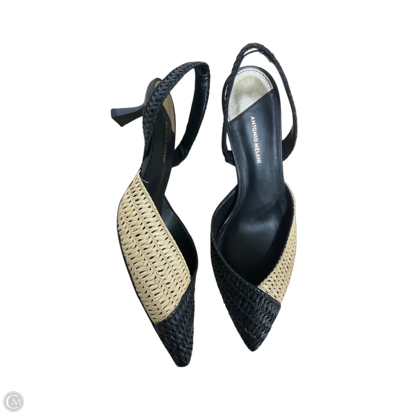 Shoes Heels Kitten By Antonio Melani In Black & Brown, Size: 10