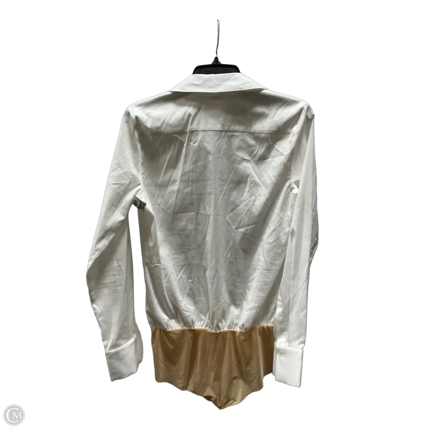 Blouse Long Sleeve By Cma In White, Size: M