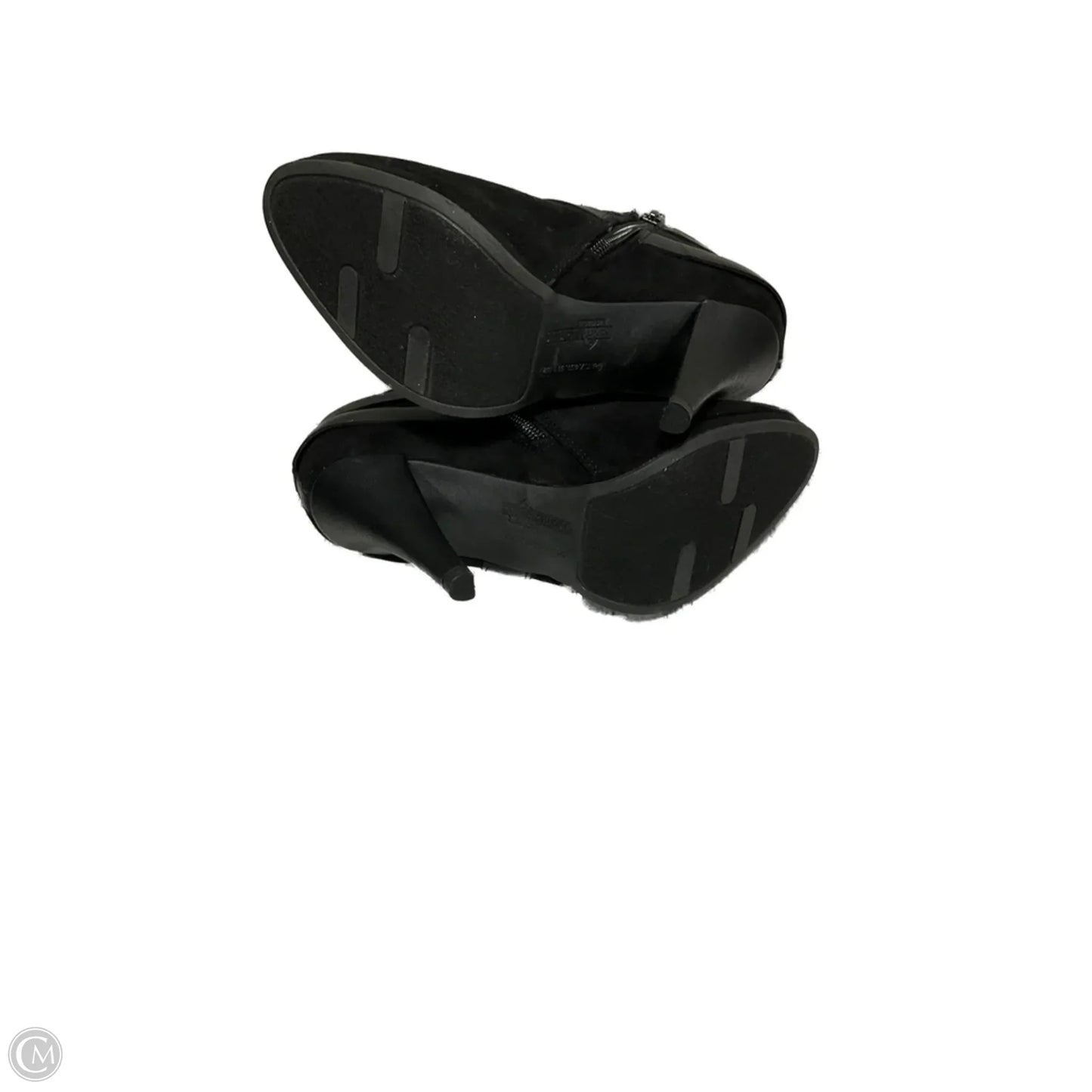 Boots Ankle Heels By Fergalicious In Black, Size: 7.5