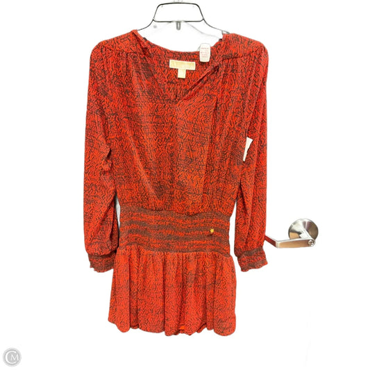 Dress Designer By Michael Kors In Red, Size: Xs