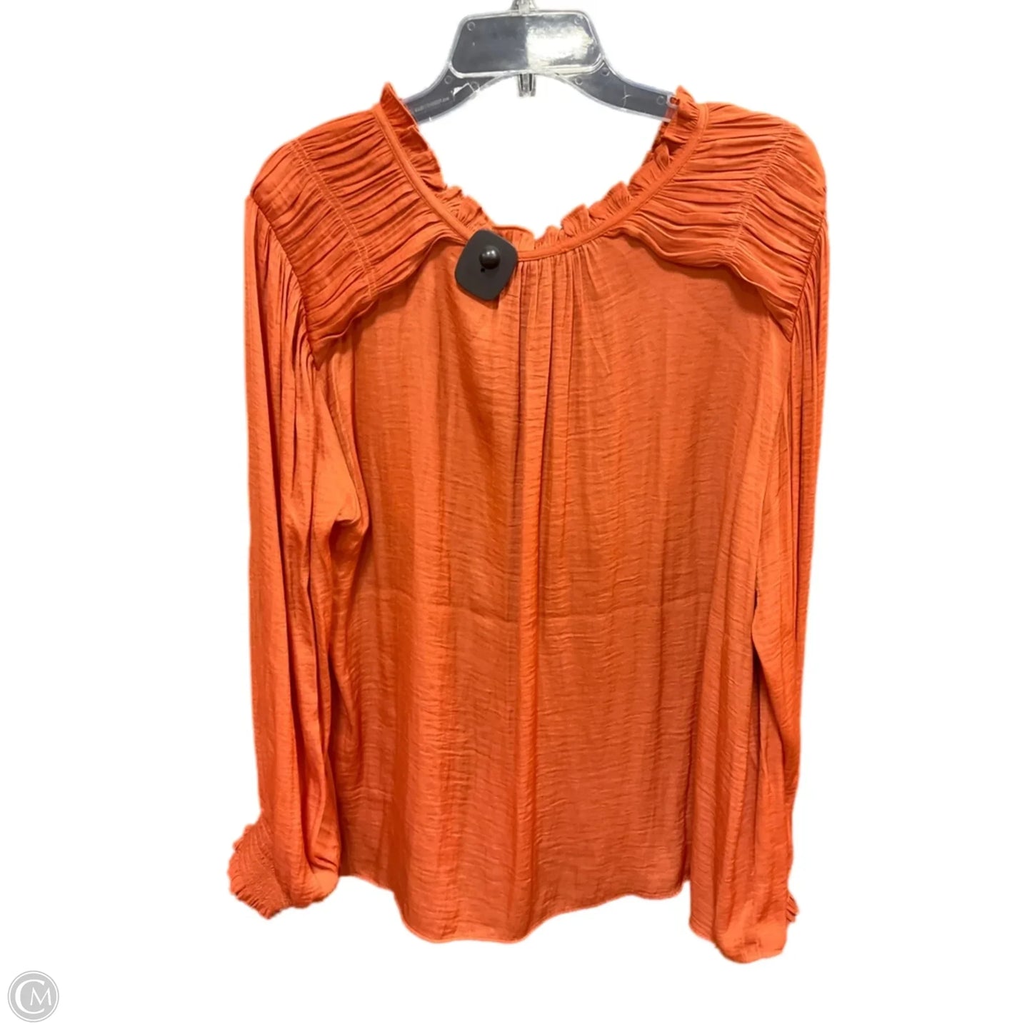 Top Long Sleeve By Rachel Zoe In Orange, Size: 1x