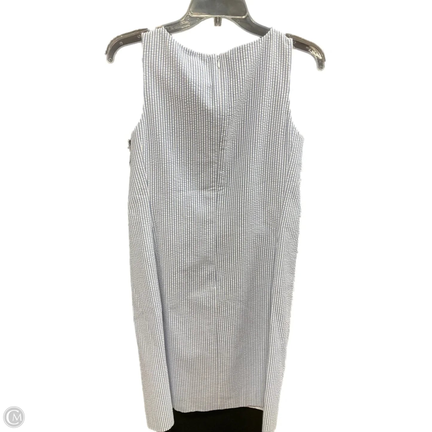 Dress Casual Midi By Anne Klein In Blue & White, Size: 6