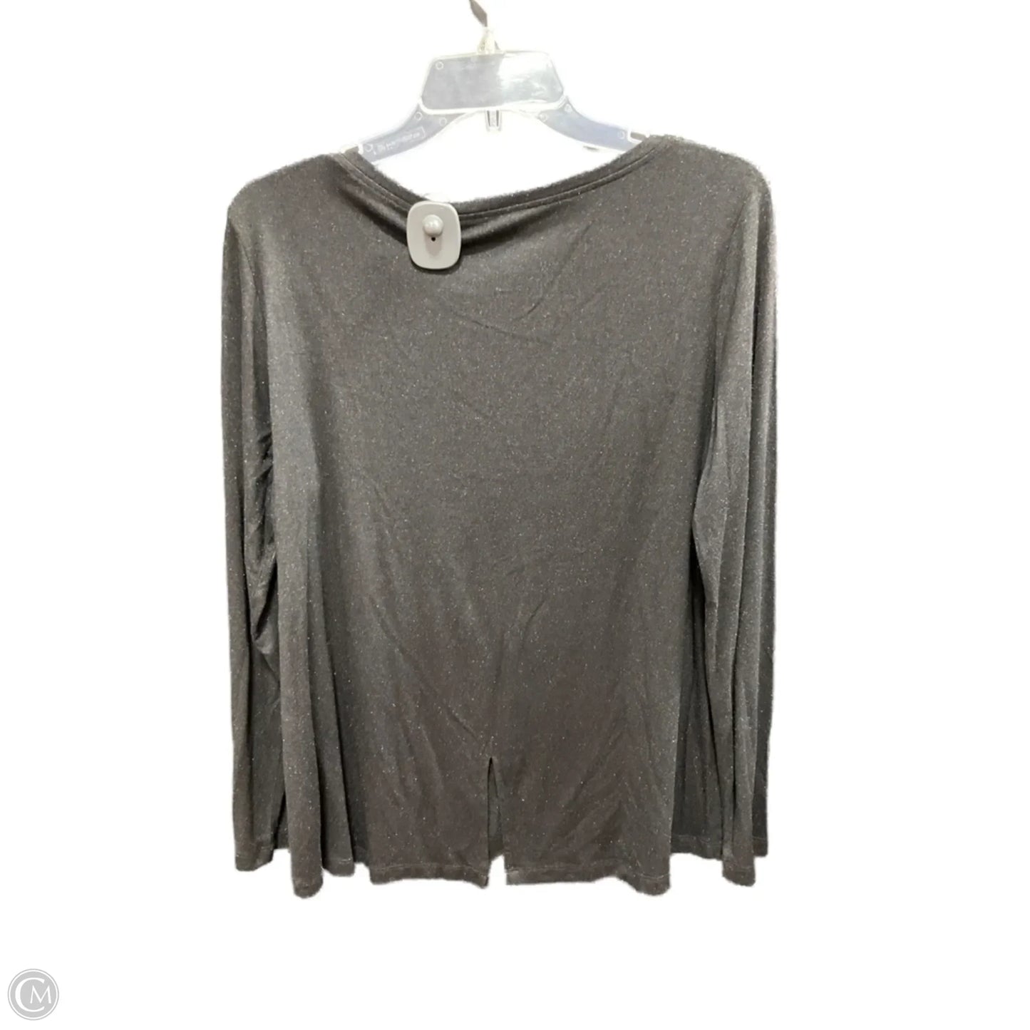Top Long Sleeve By Zenergy By Chicos In Black, Size: M