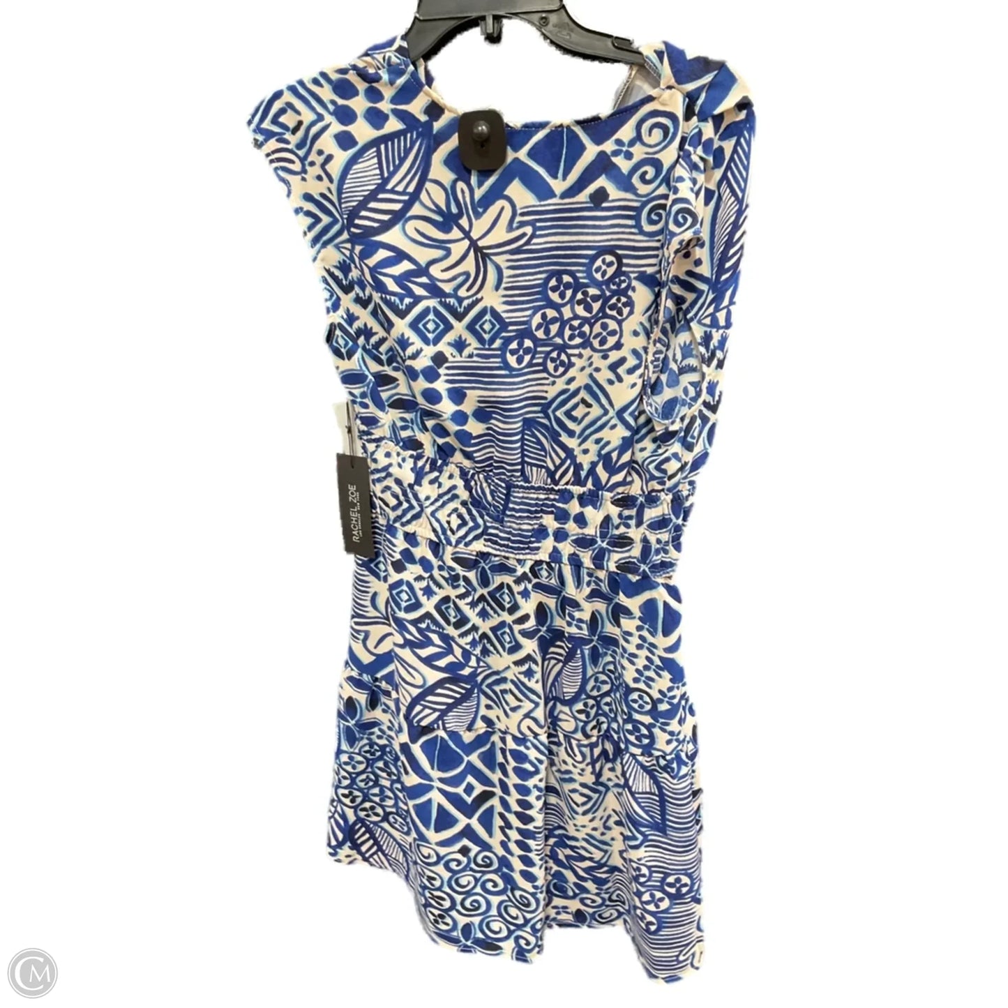 Dress Casual Midi By Rachel Zoe In Blue & White, Size: M