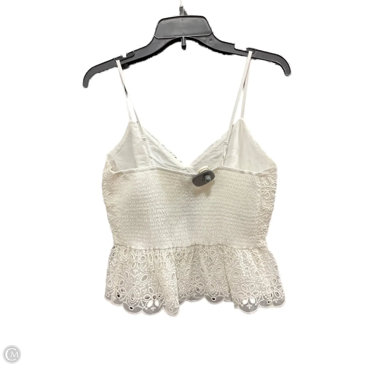 Top Sleeveless By Express In White, Size: M