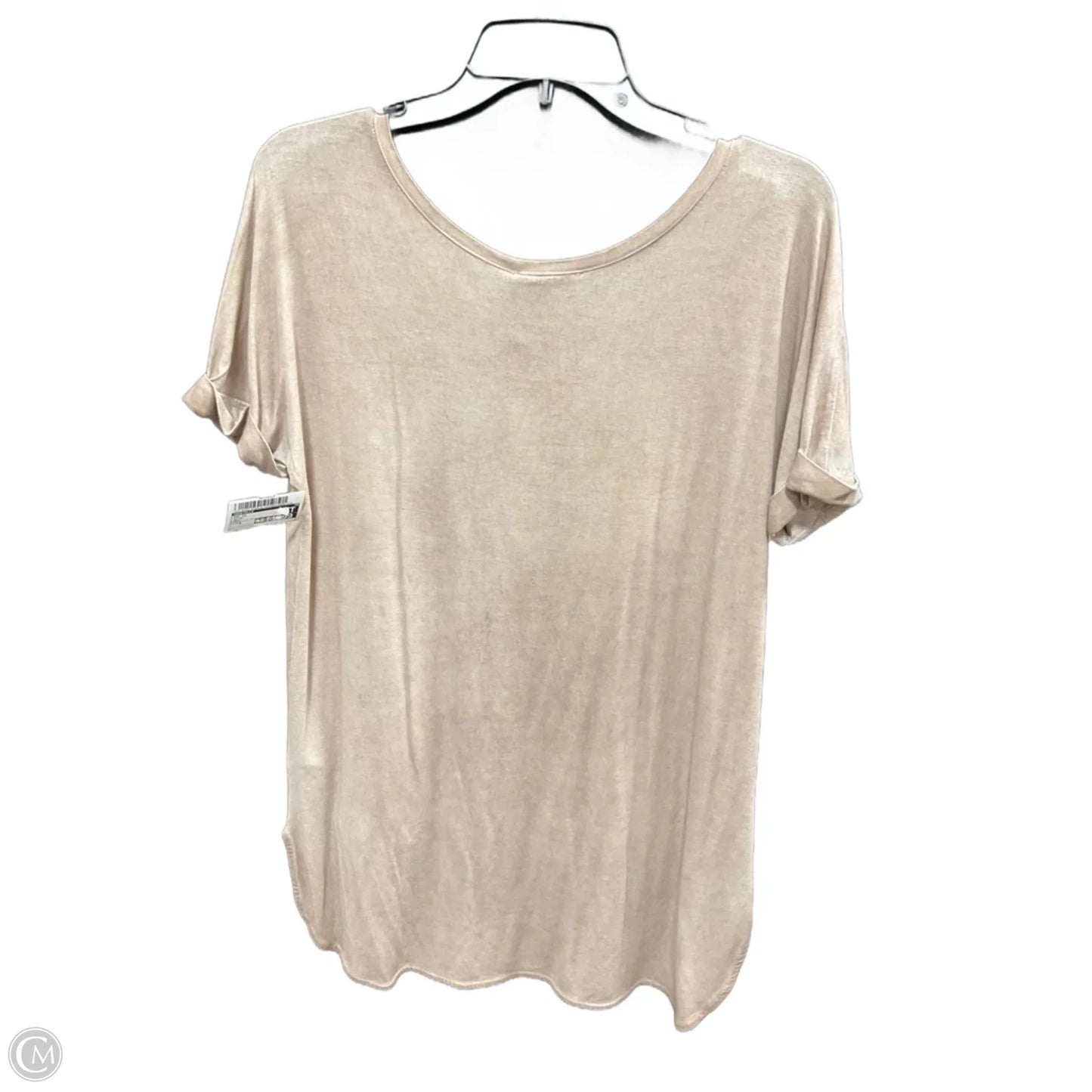 Top Short Sleeve By Dantelle In Beige, Size: S