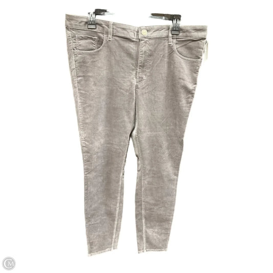 Pants Corduroy By Loft In Grey, Size: 12