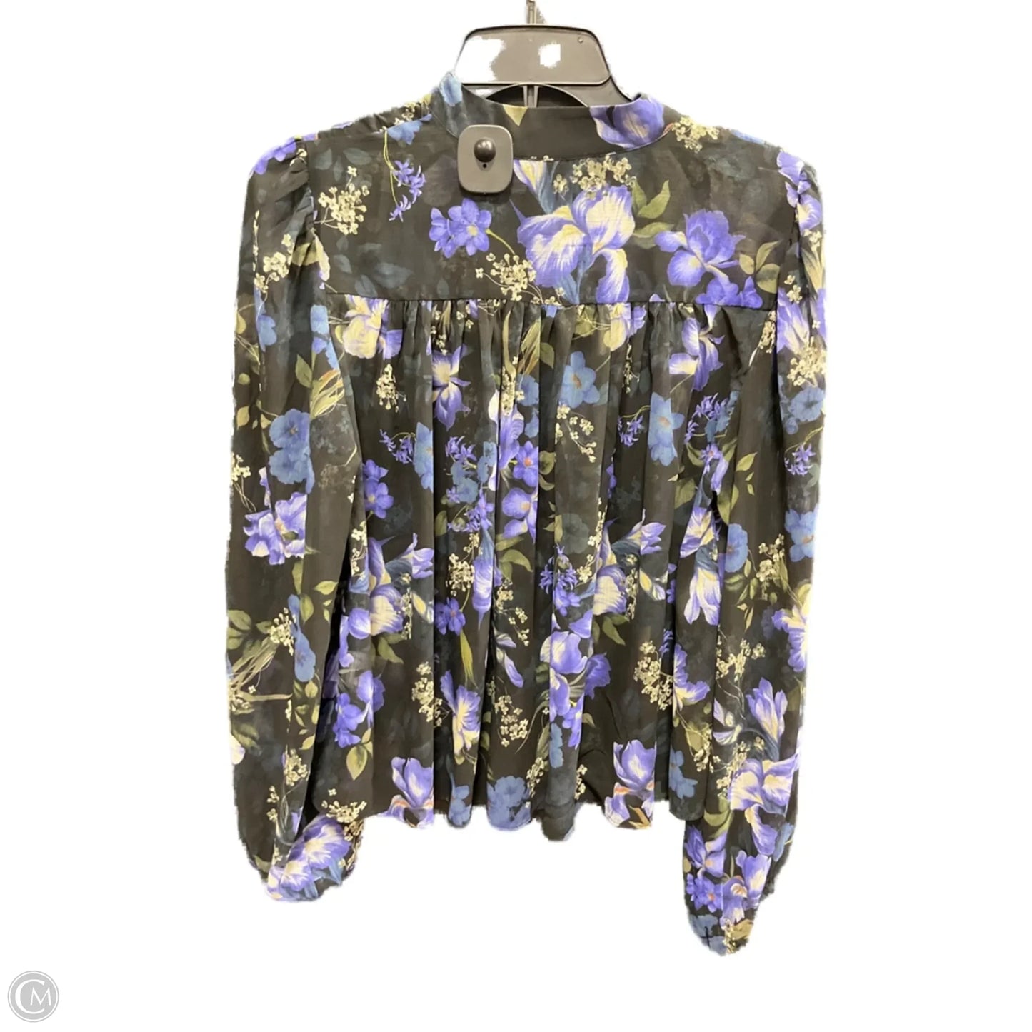 Top Long Sleeve By Rachel Zoe In Floral Print, Size: S