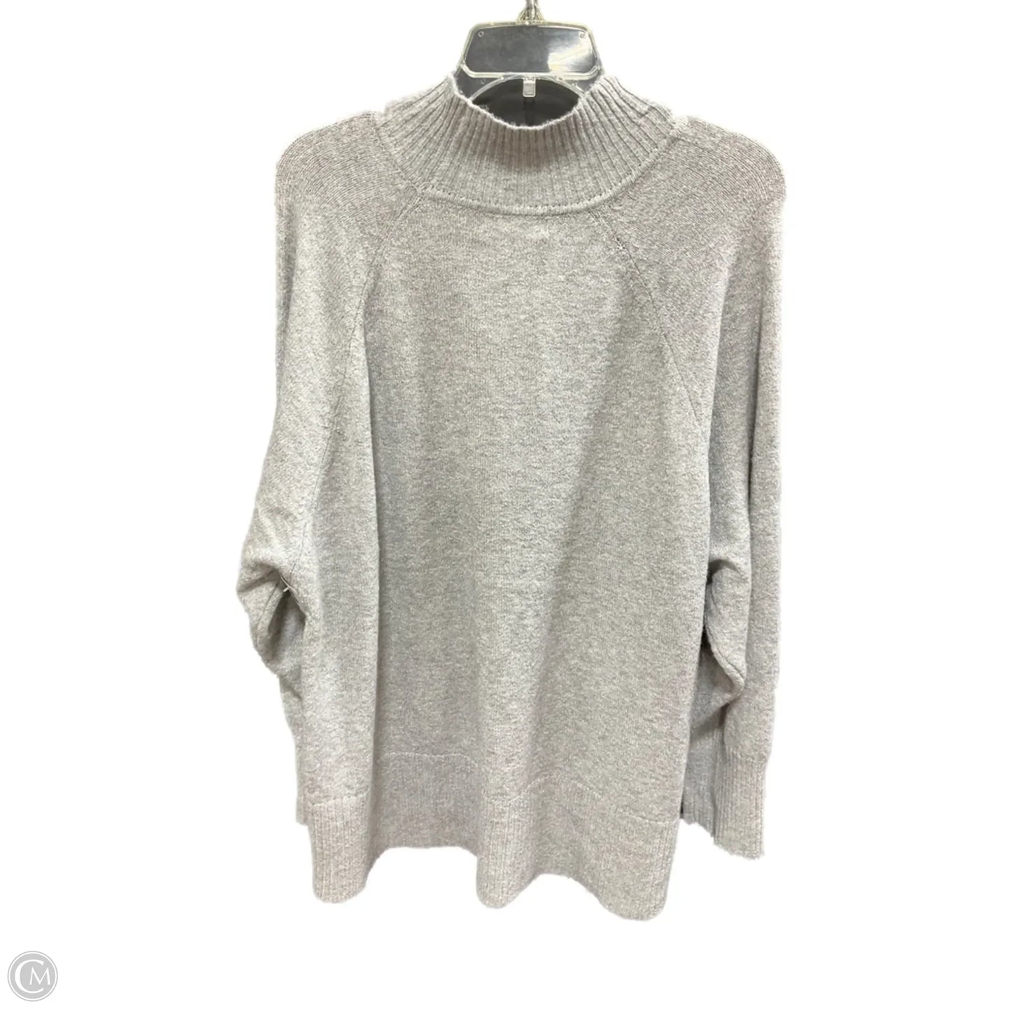 Top Long Sleeve By Philosophy In Grey, Size: 3x