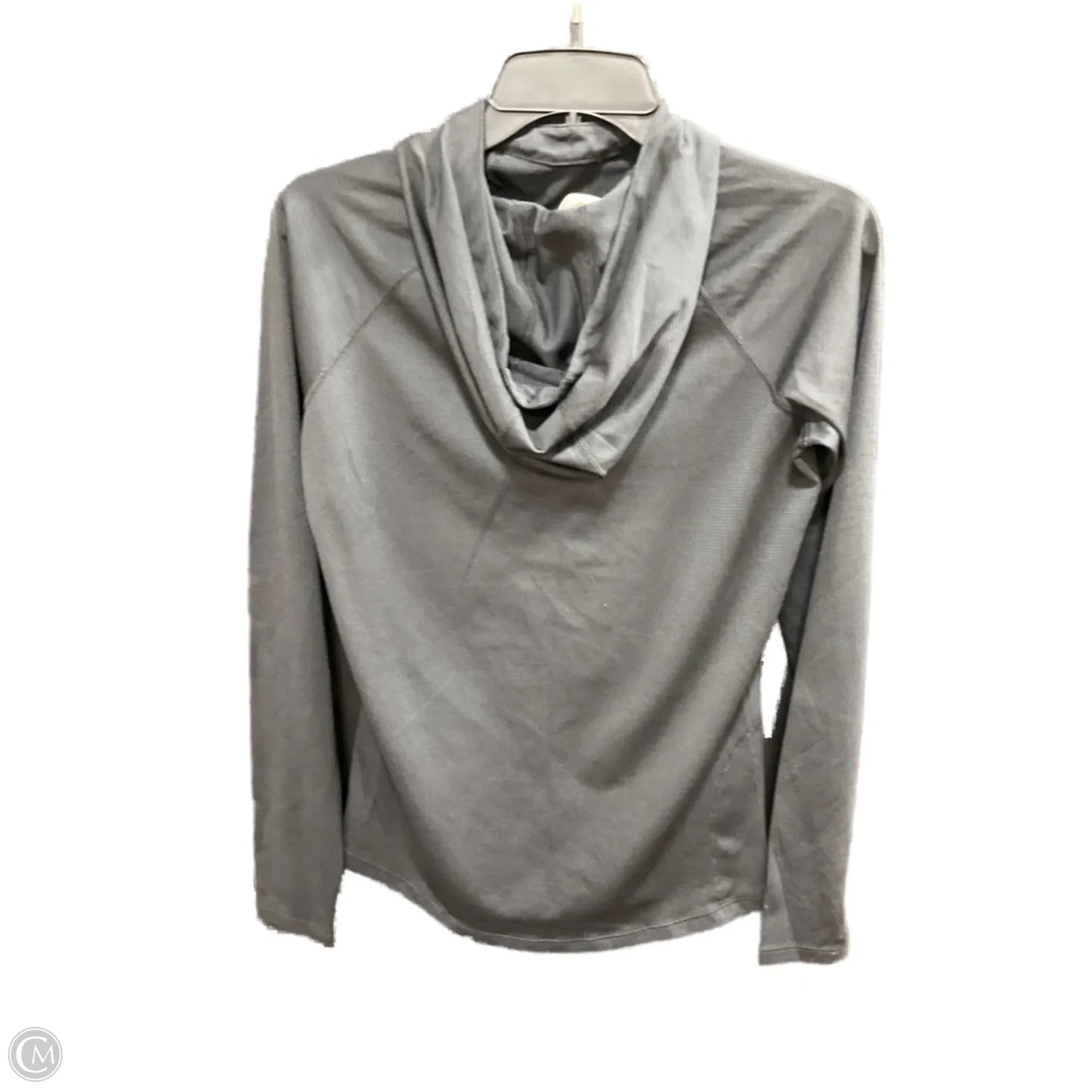 Athletic Top Long Sleeve Hoodie By Under Armour In Black, Size: S