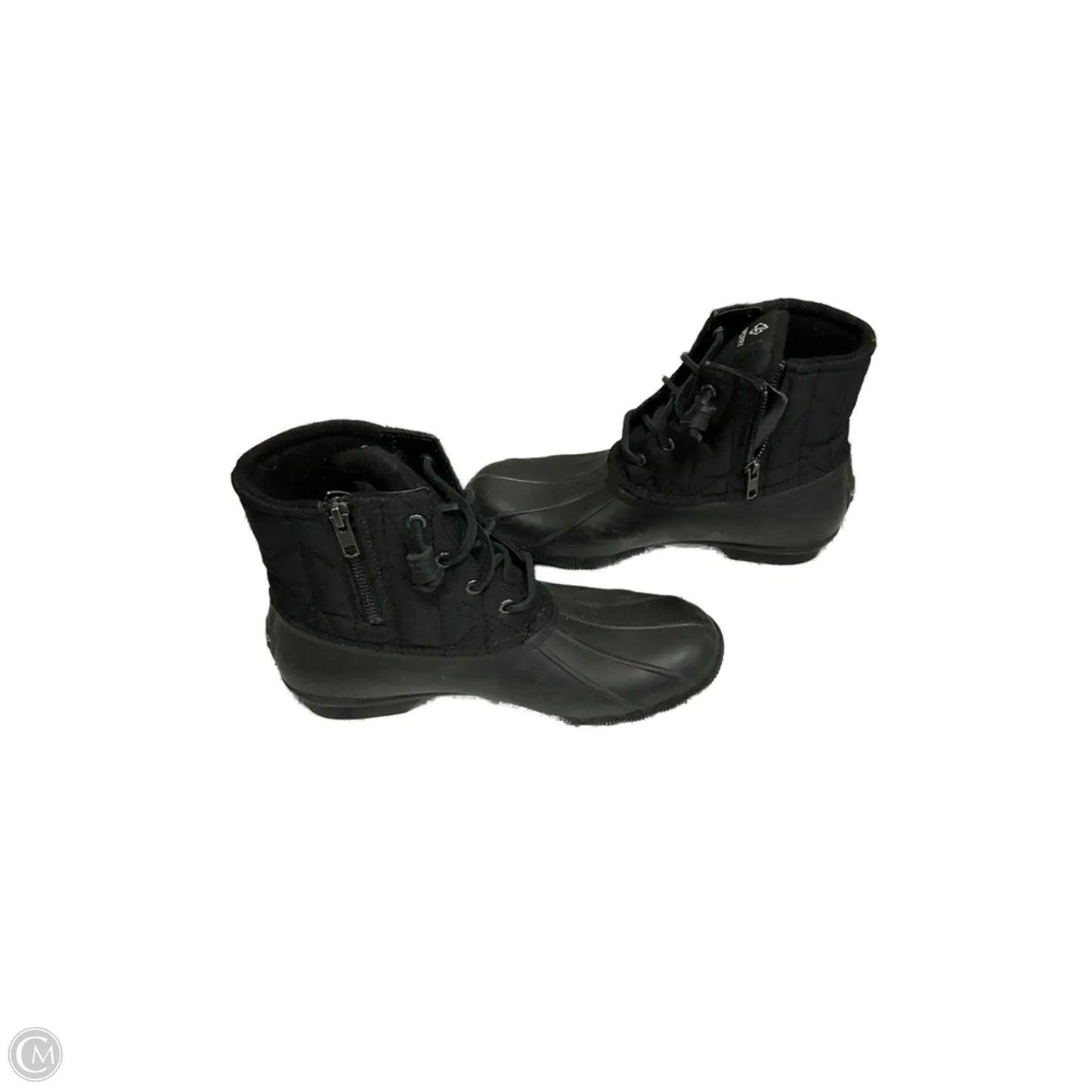 Boots Ankle Flats By Sperry In Black, Size: 8.5