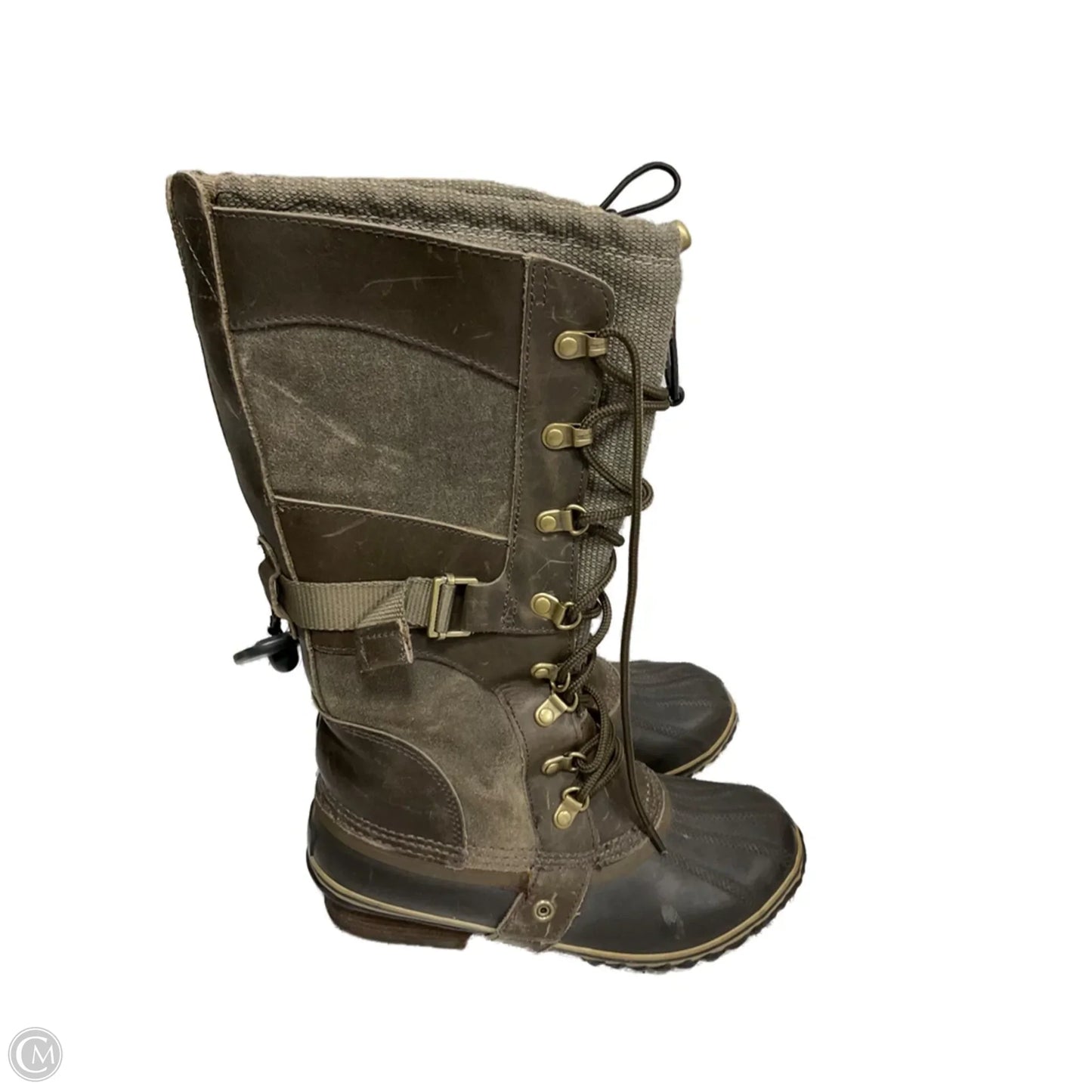 Boots Snow By Sorel In Green, Size: 7