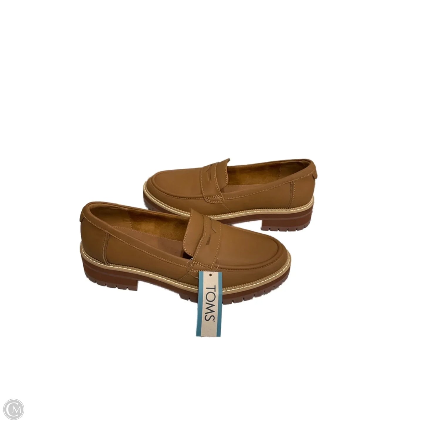 Shoes Flats By Toms In Tan, Size: 10