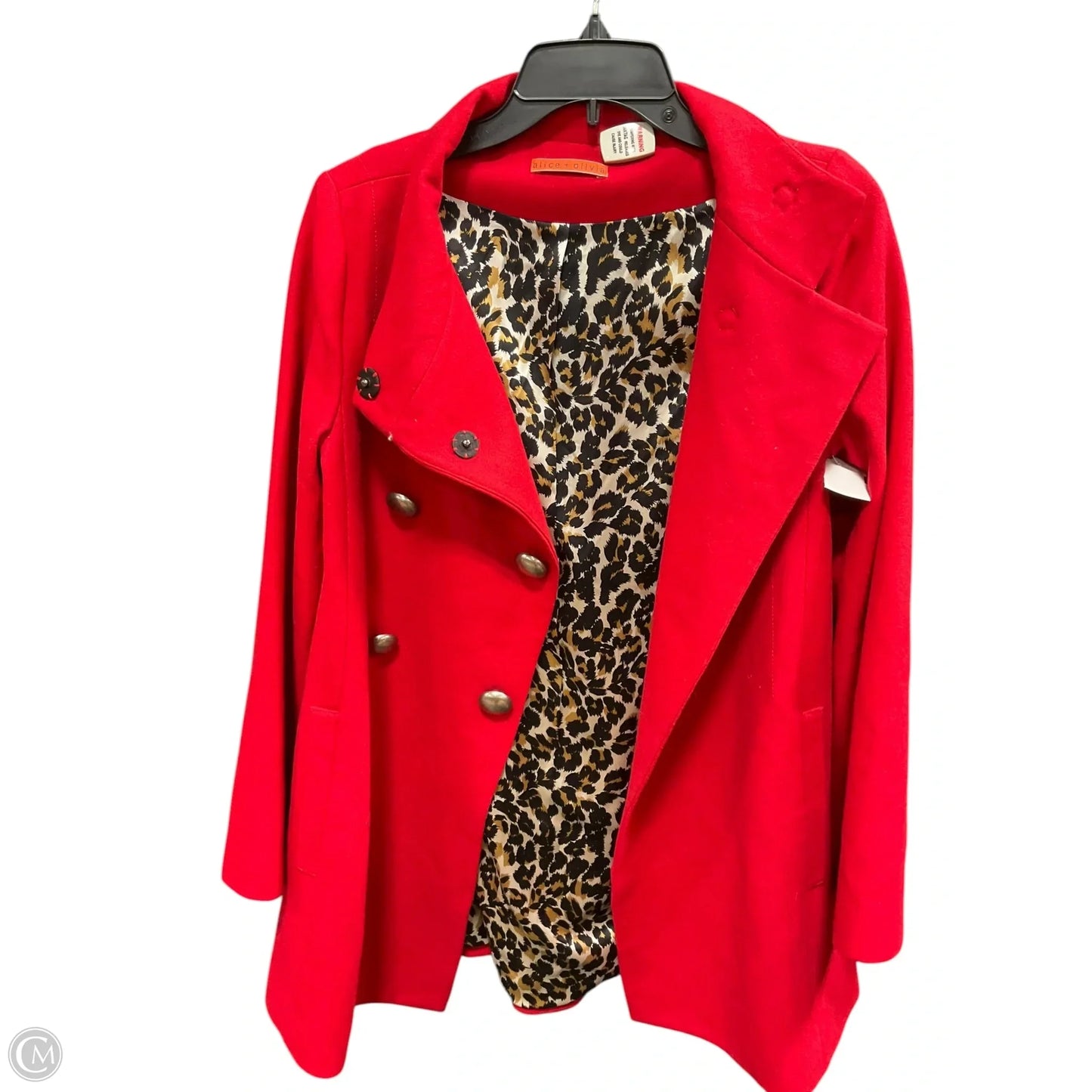 Coat Designer By Alice + Olivia In Red, Size: M