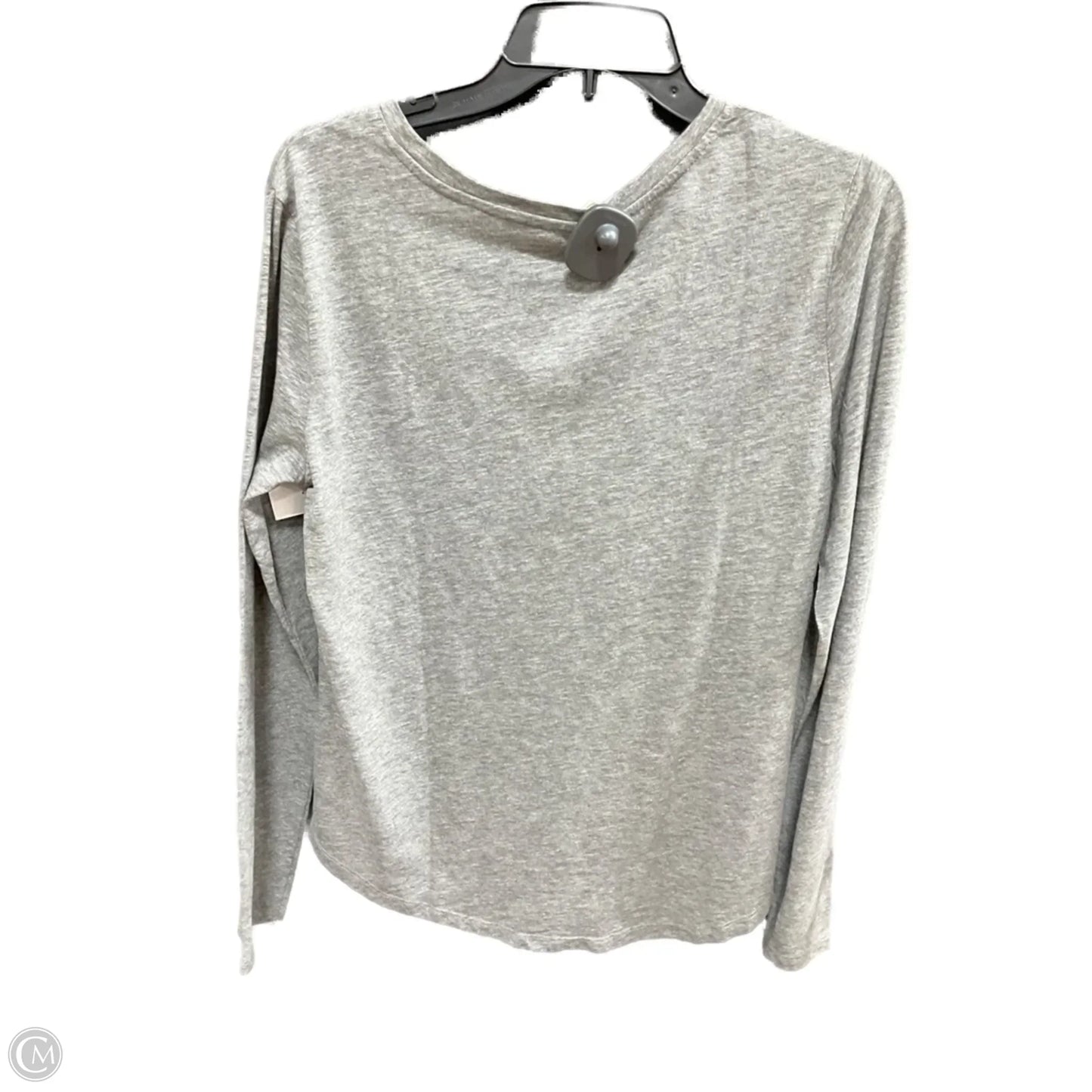 Top Long Sleeve By Sonoma In Grey, Size: M