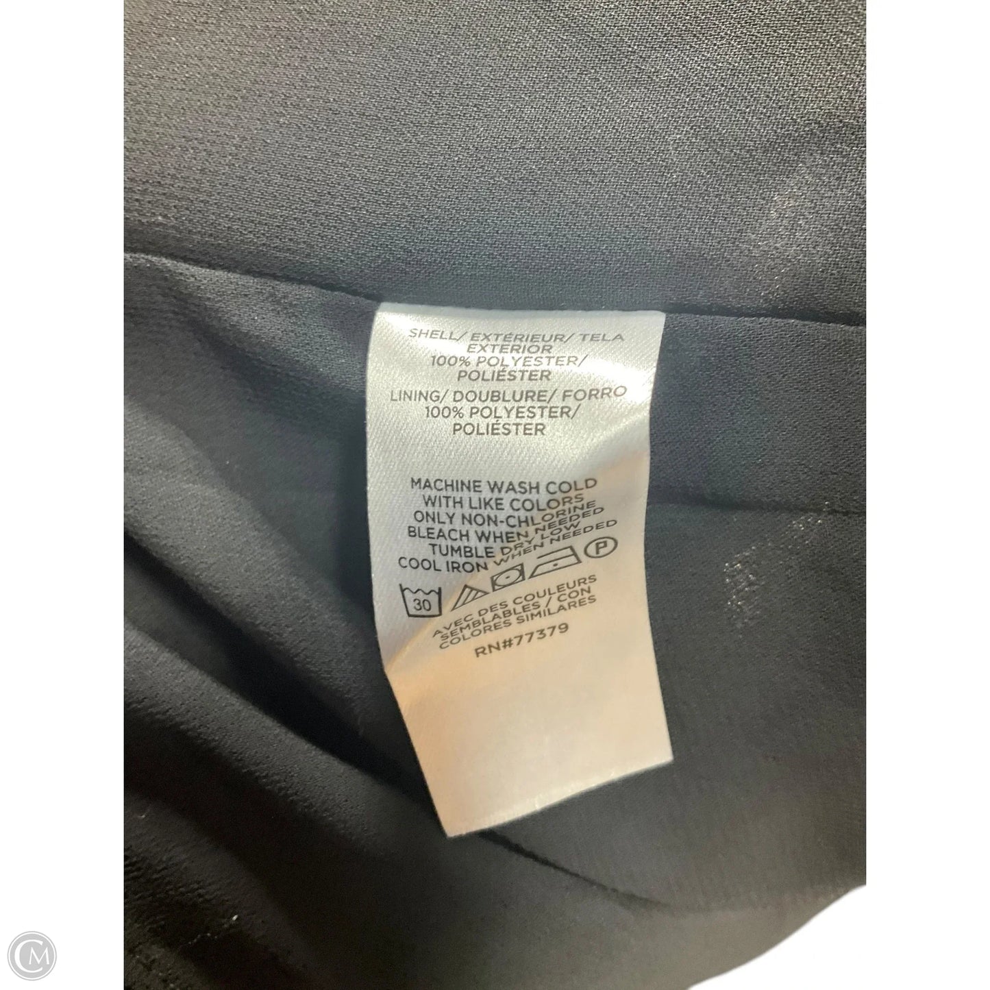 Top Sleeveless By Ann Taylor In Black, Size: L