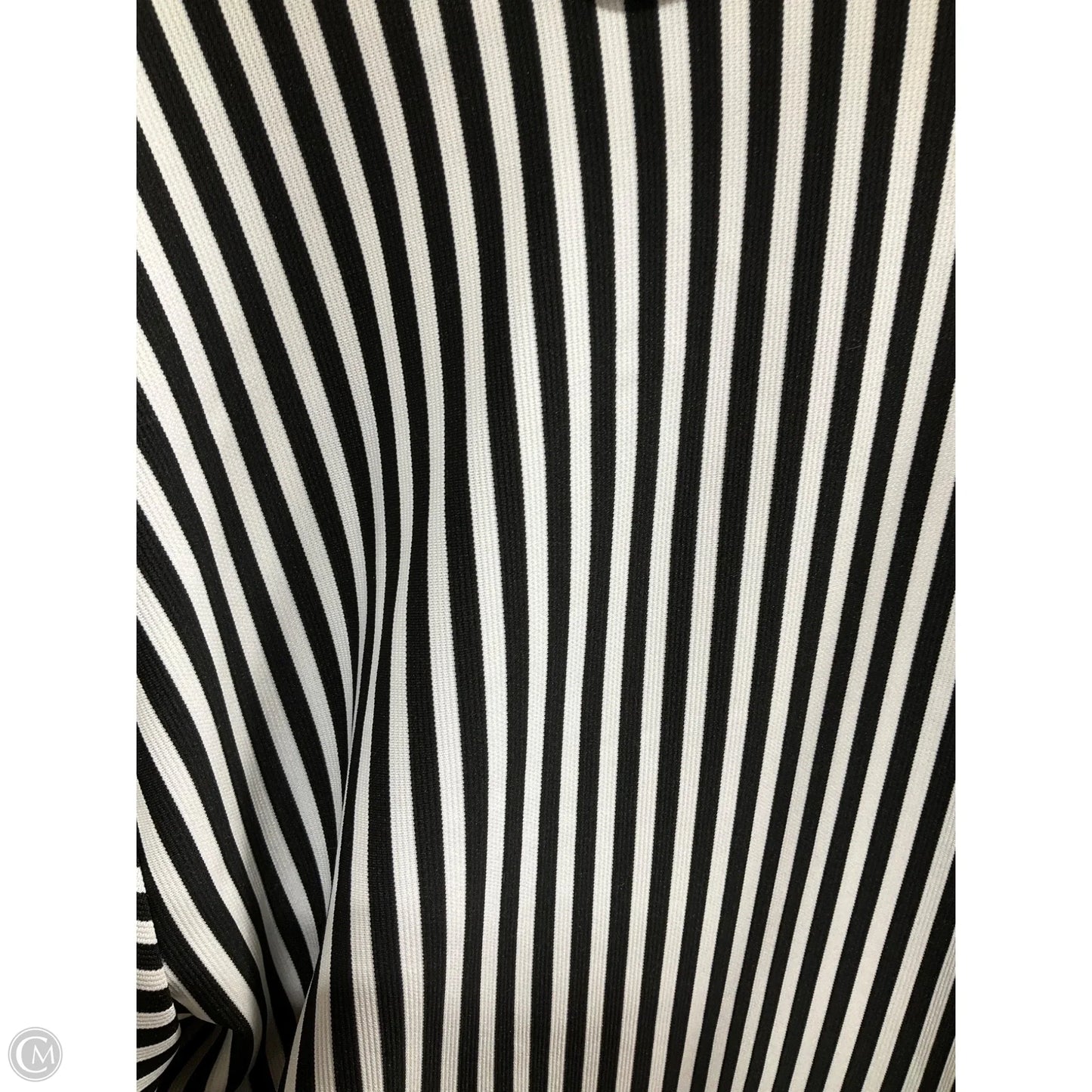 Cardigan By Chicos In Black & White, Size: L