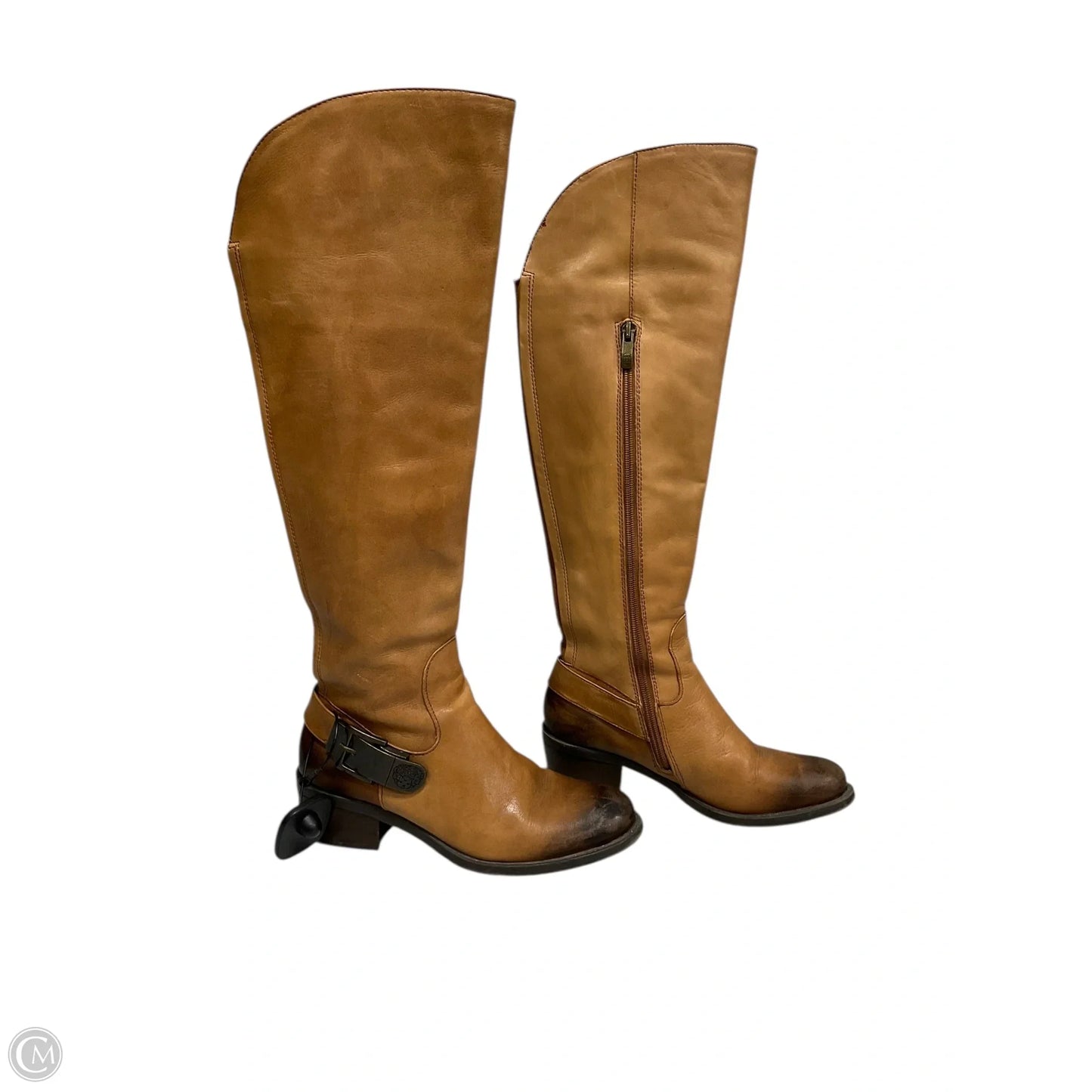 Boots Knee Flats By Vince Camuto In Tan, Size: 6.5