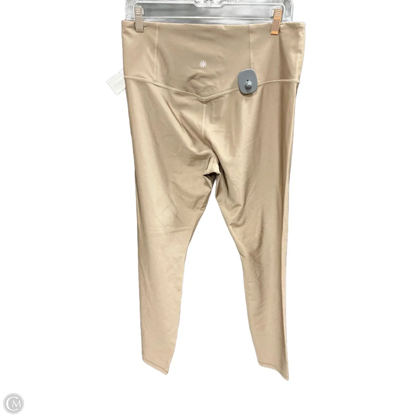 Athletic Leggings By Athleta In Gold, Size: L