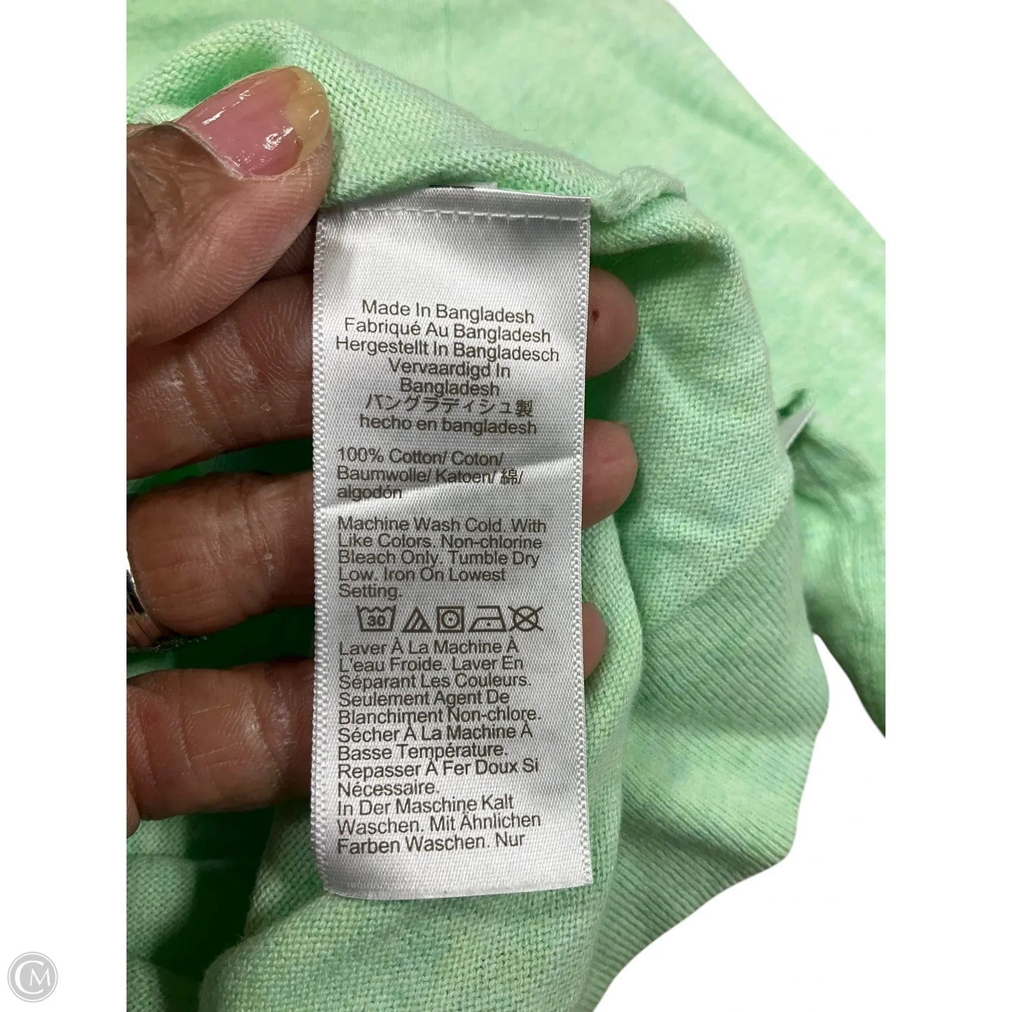 Top Long Sleeve By J. Crew In Green, Size: S