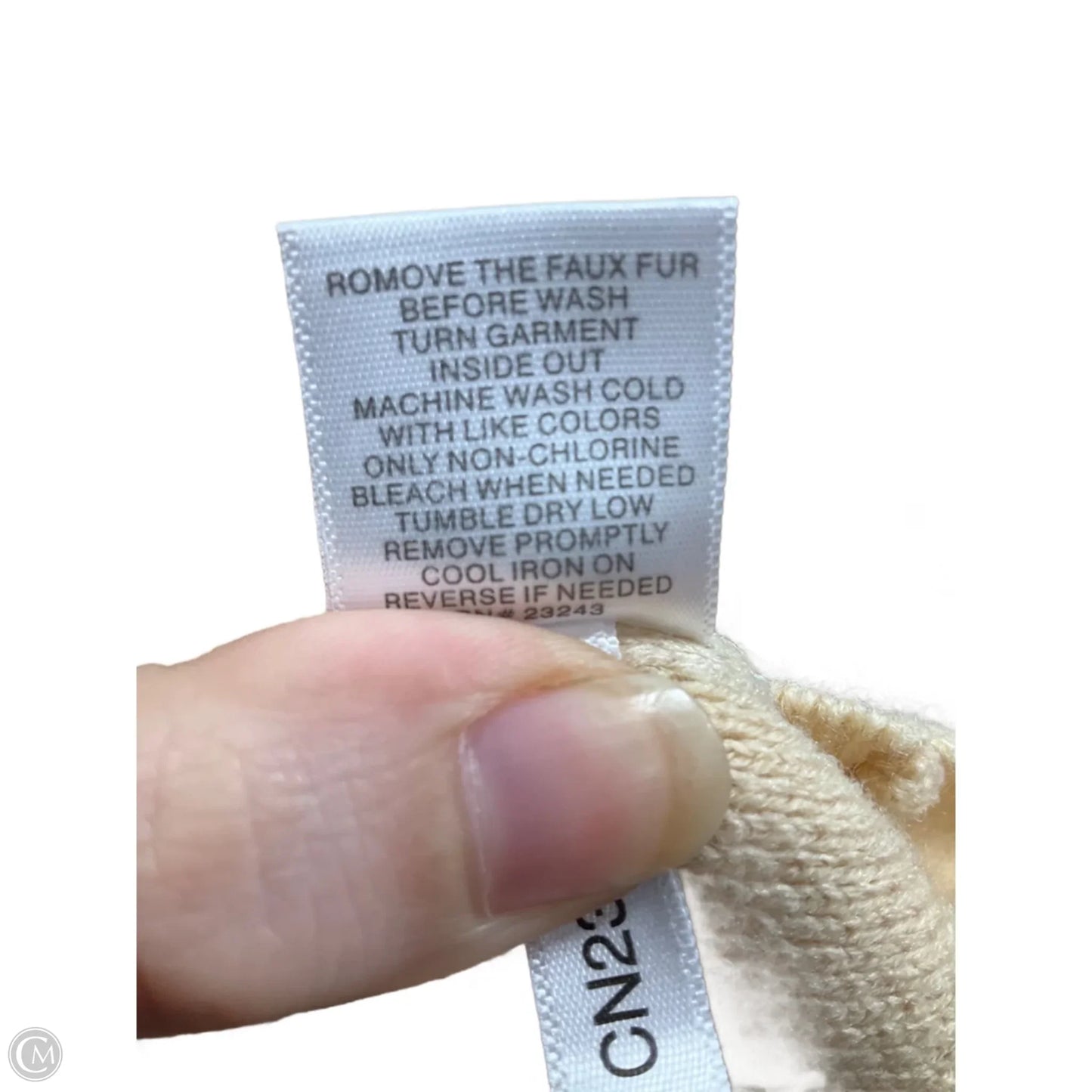 Sweater Cardigan By New York And Co In Tan, Size: L