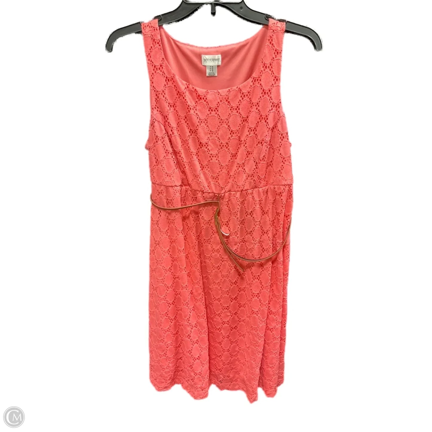 Dress Casual Short By Motherhood In Peach, Size: M
