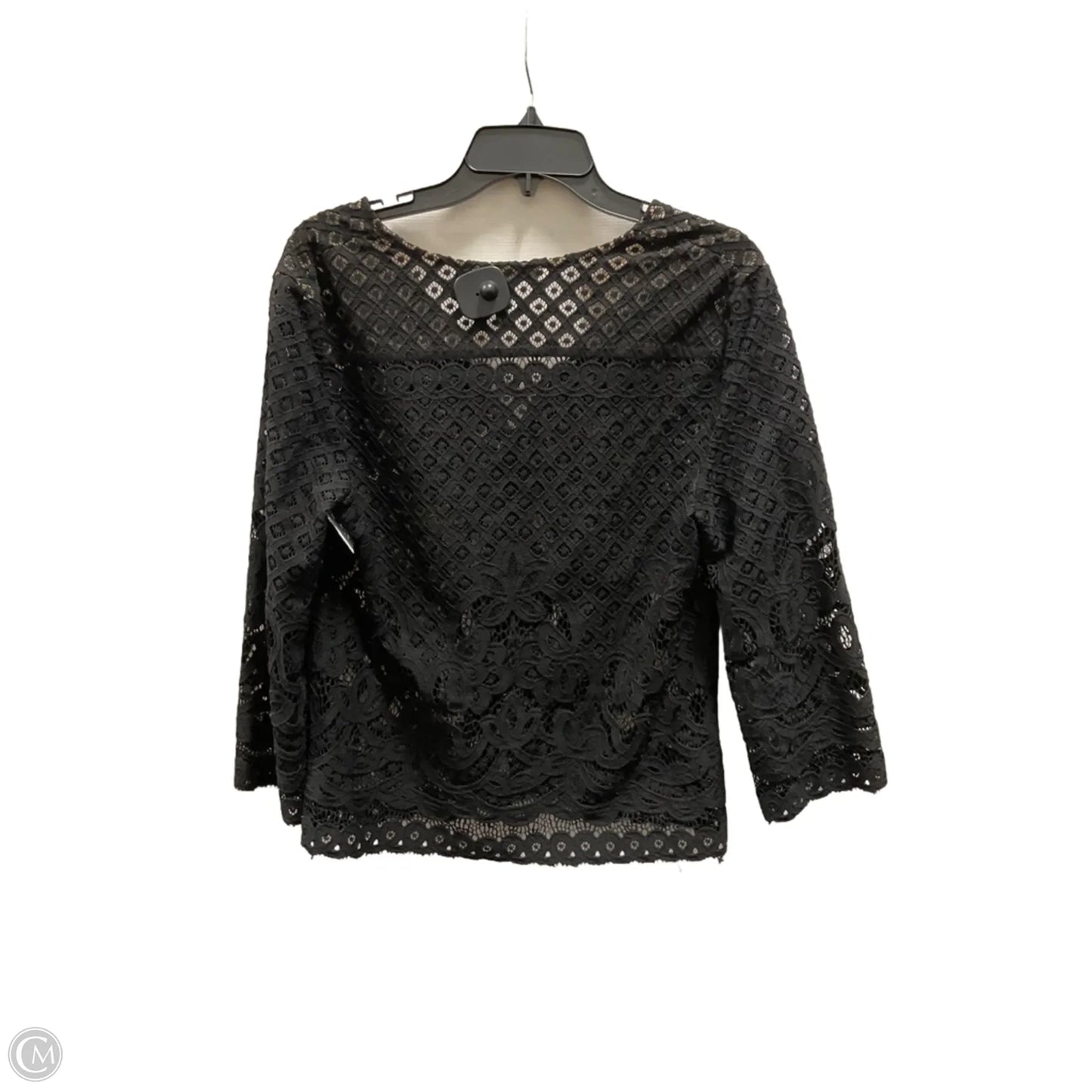 Top Long Sleeve By Bcbgmaxazria In Black, Size: M