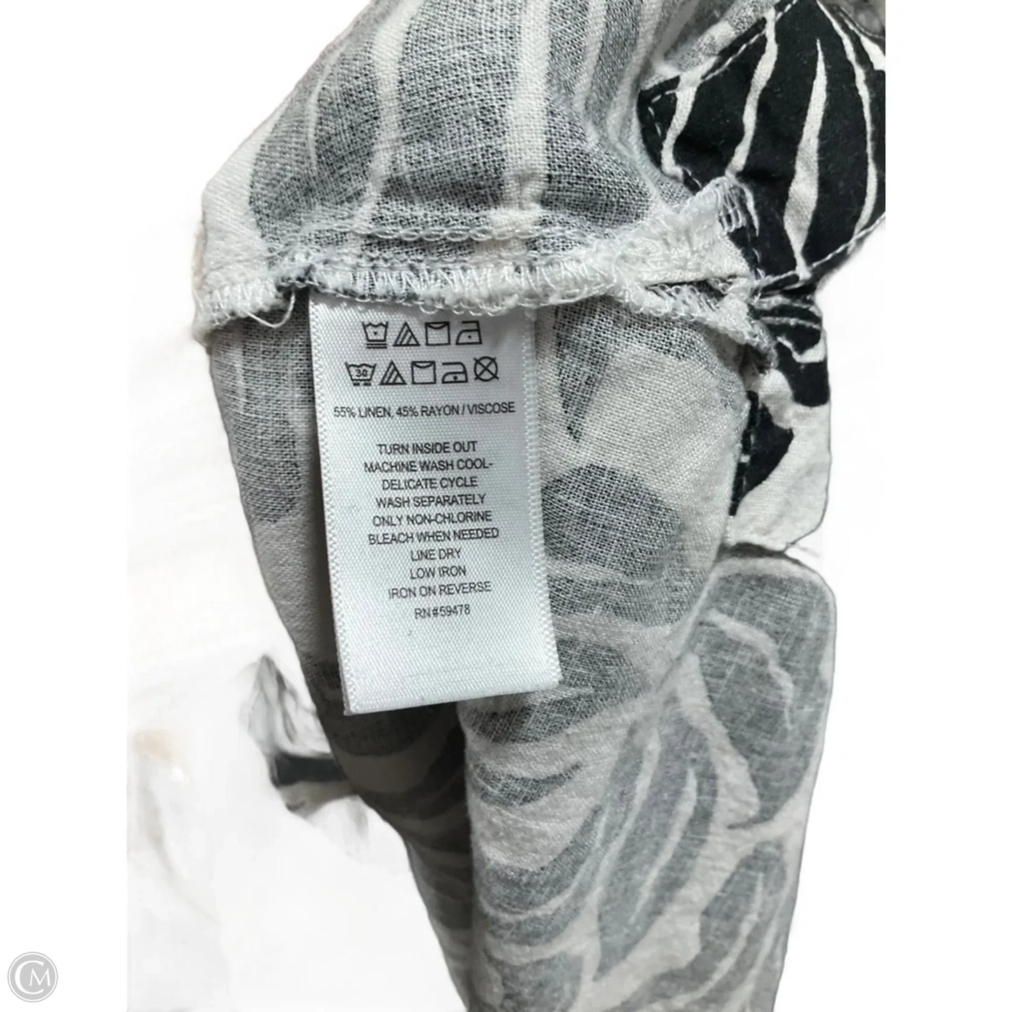 Dress Casual Midi By Nicole Miller In Black & White, Size: 3x