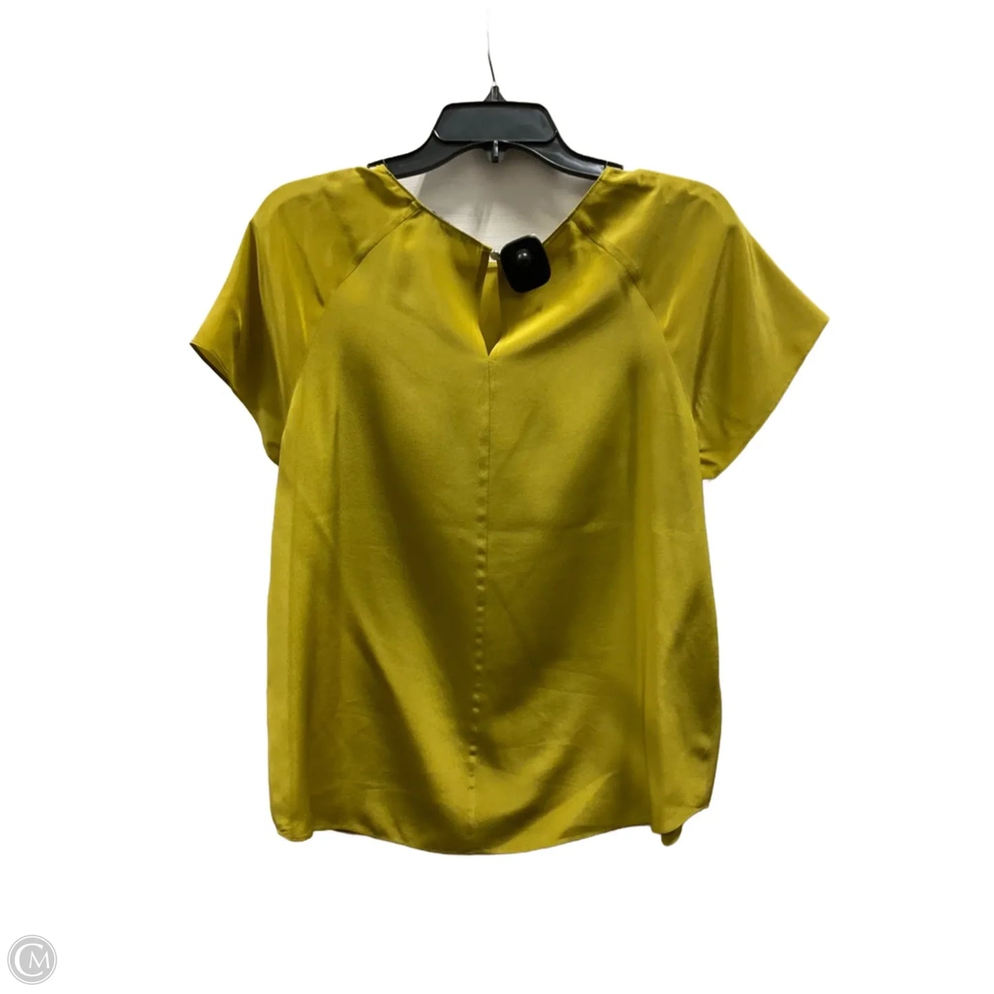 Top Short Sleeve By Antonio Melani In Yellow, Size: M