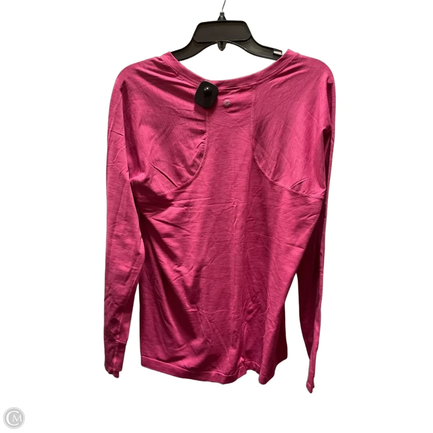Athletic Top Long Sleeve Crewneck By Athleta In Pink, Size: Xl