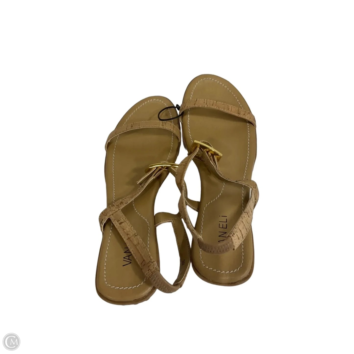 Sandals Flats By Vaneli In Tan, Size: 9