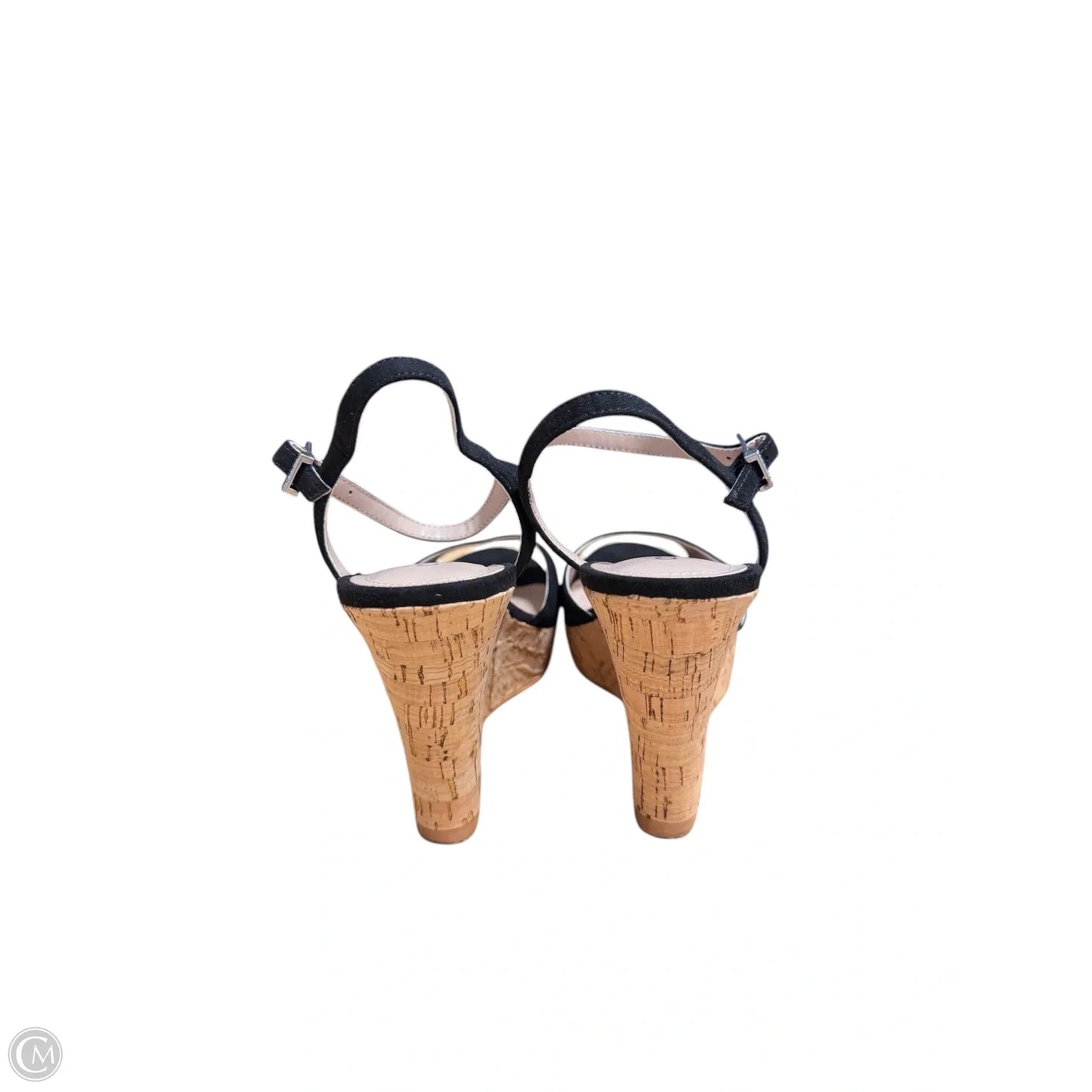 Sandals Heels Wedge By Charles By Charles David In Black, Size: 6.5