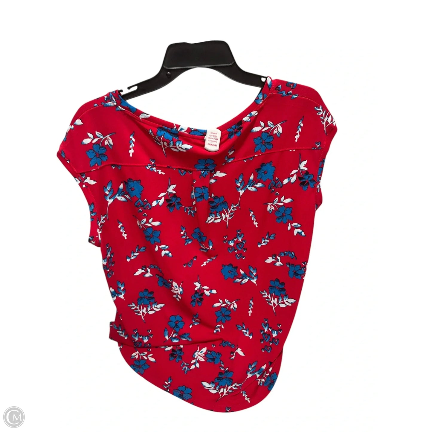 Top Sleeveless By Elle In Red, Size: L