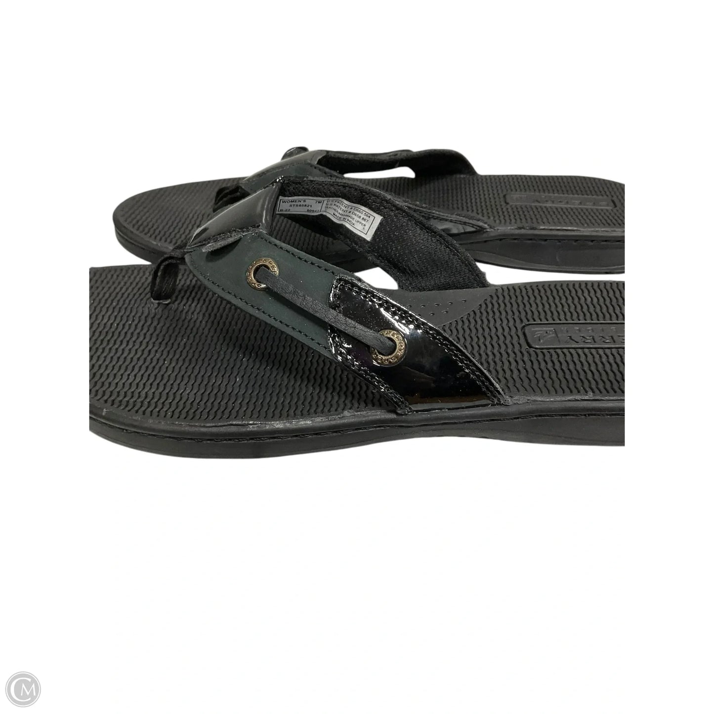 Sandals Flip Flops By Sperry In Black, Size: 7