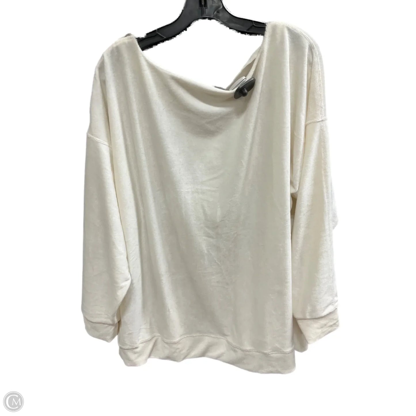 Top Long Sleeve By Lane Bryant In White, Size: 22