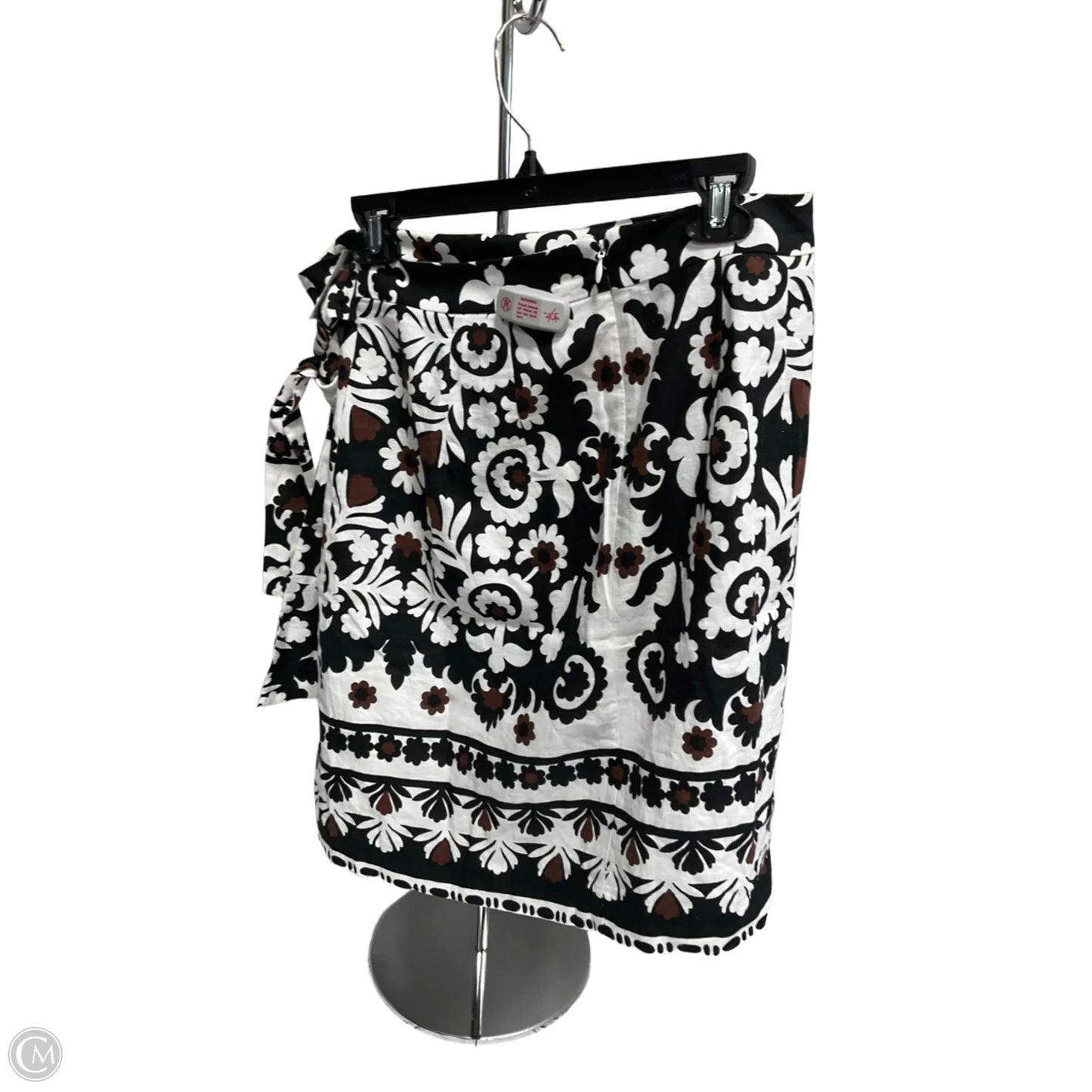 Skirt Mini & Short By Ann Taylor In Black & White, Size: 8l