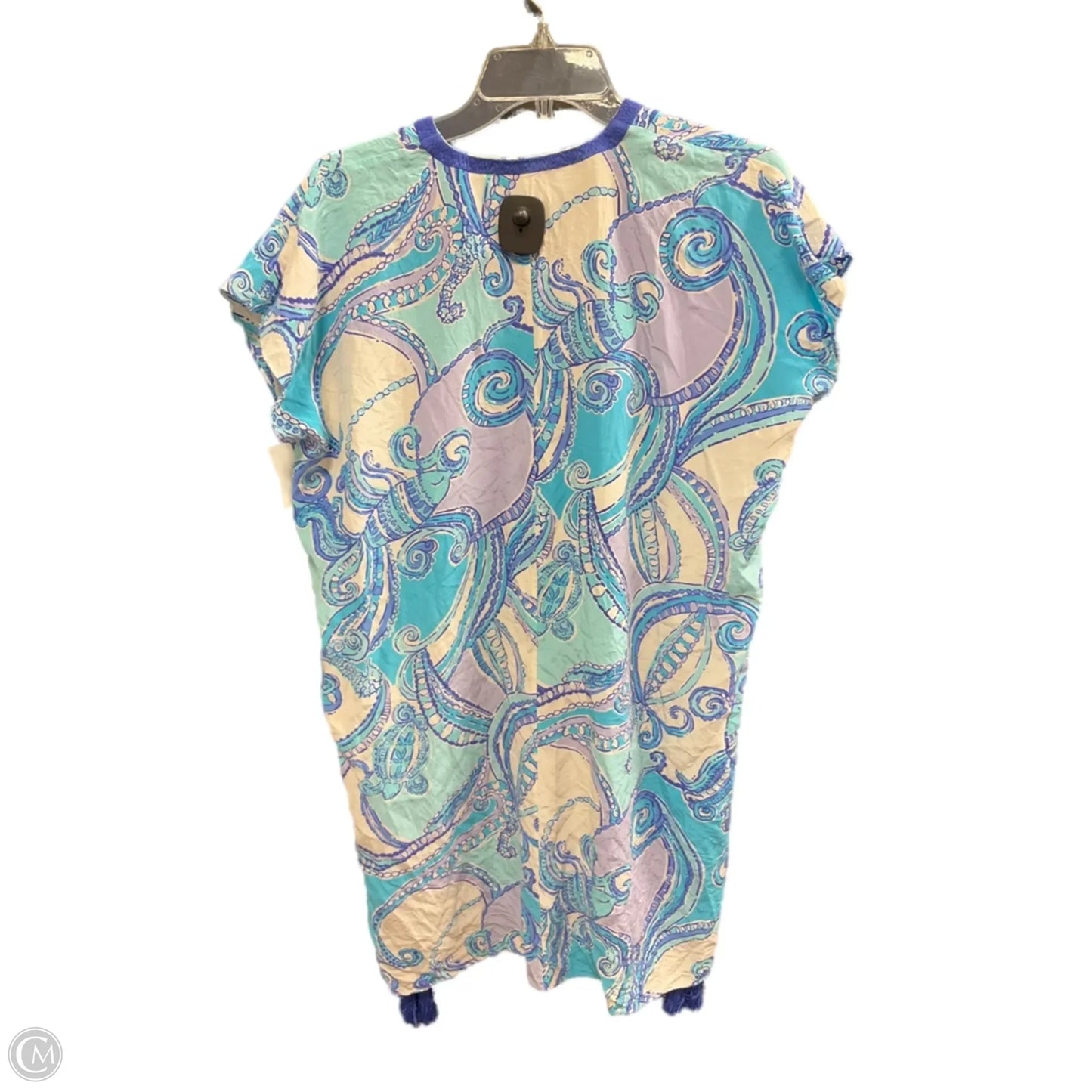 Swimwear Cover-up Designer By Lilly Pulitzer In Blue, Size: Xs