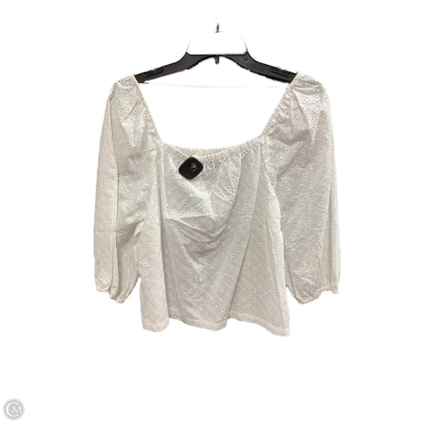 Top 3/4 Sleeve By Sanctuary In White, Size: M