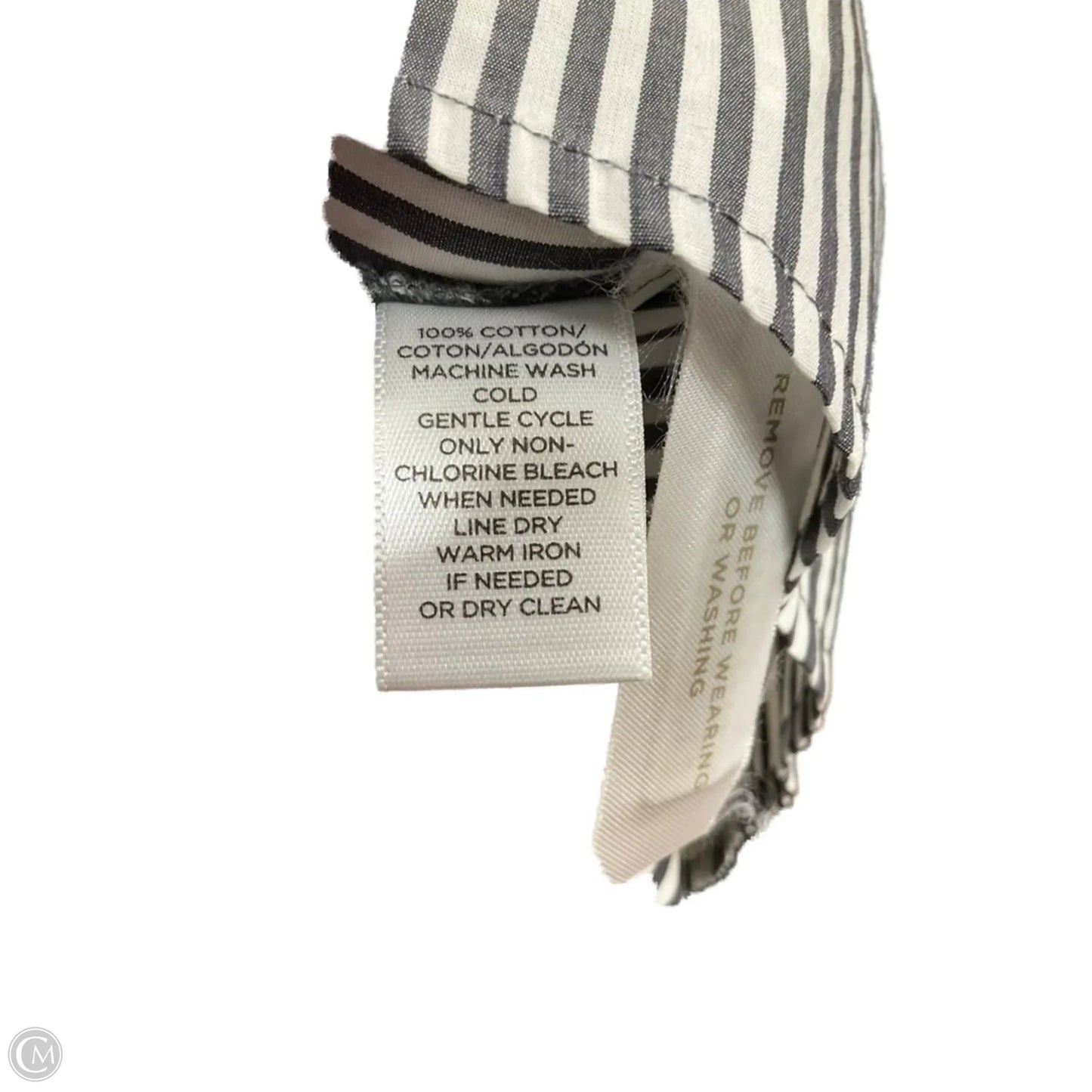 Top Long Sleeve By Loft In Striped Pattern, Size: Xs