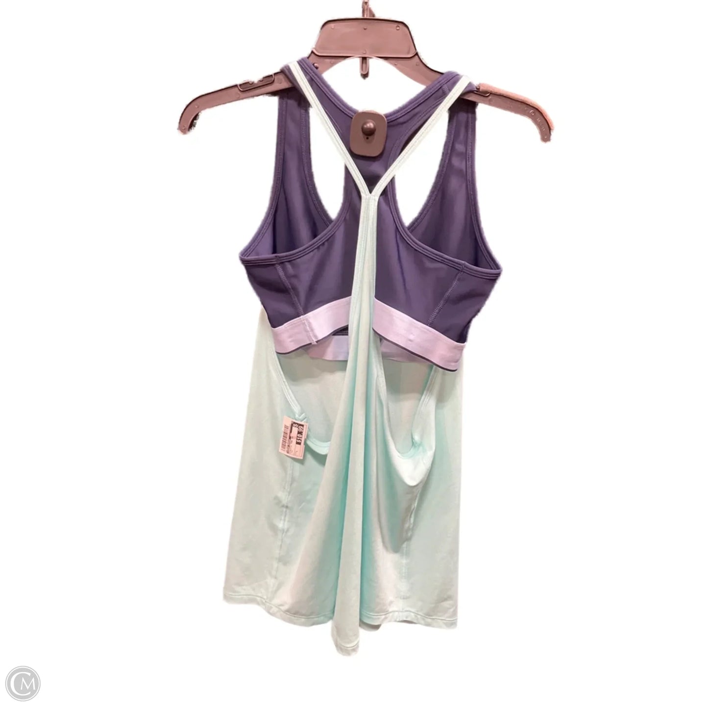 Athletic Tank Top By Under Armour In Teal, Size: L