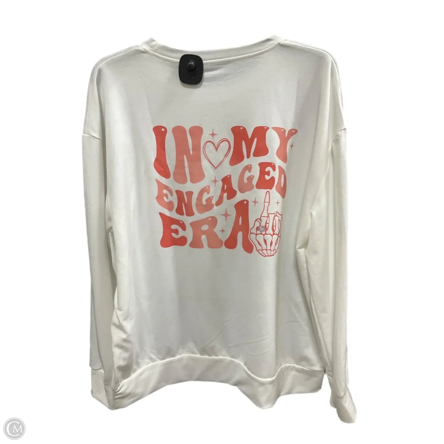 Top Long Sleeve By Cmf In White, Size: Xl
