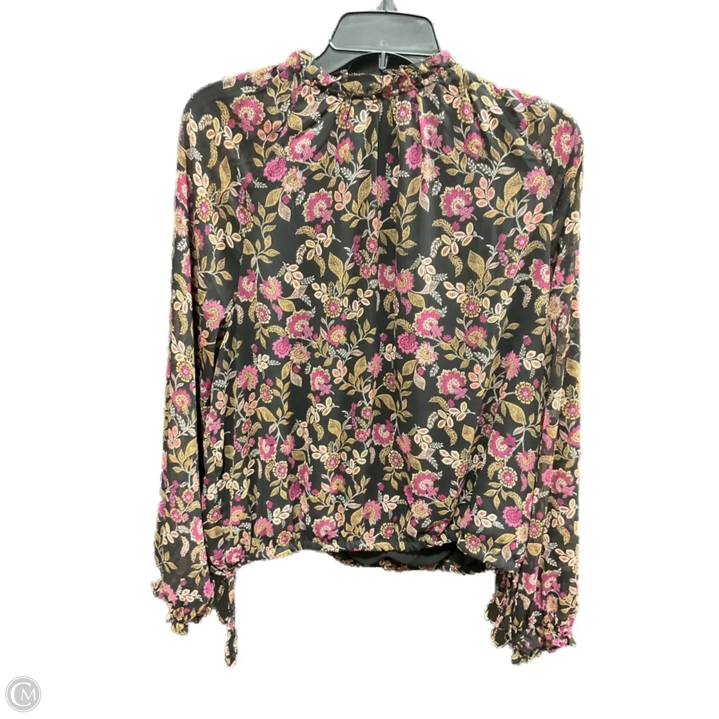 Top Long Sleeve By Loft In Floral Print, Size: Xxl