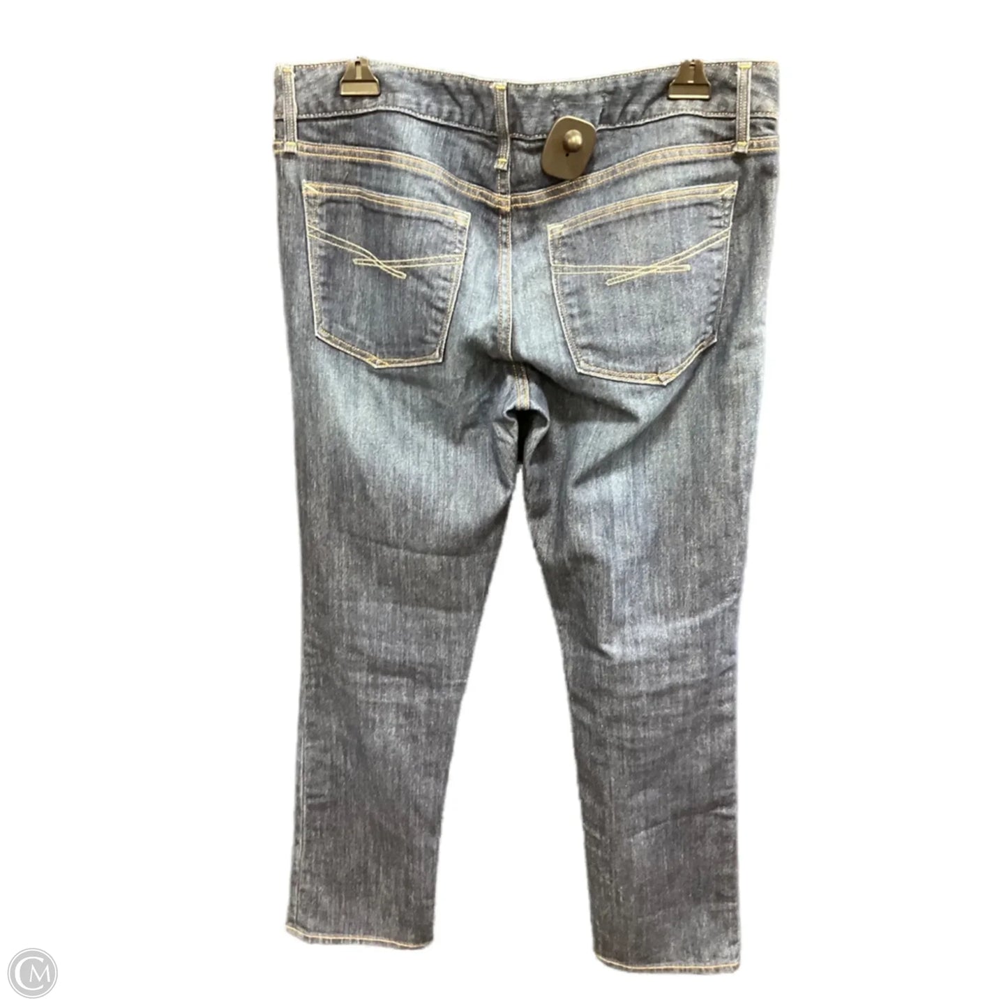 Jeans Straight By Gap In Blue Denim, Size: 8