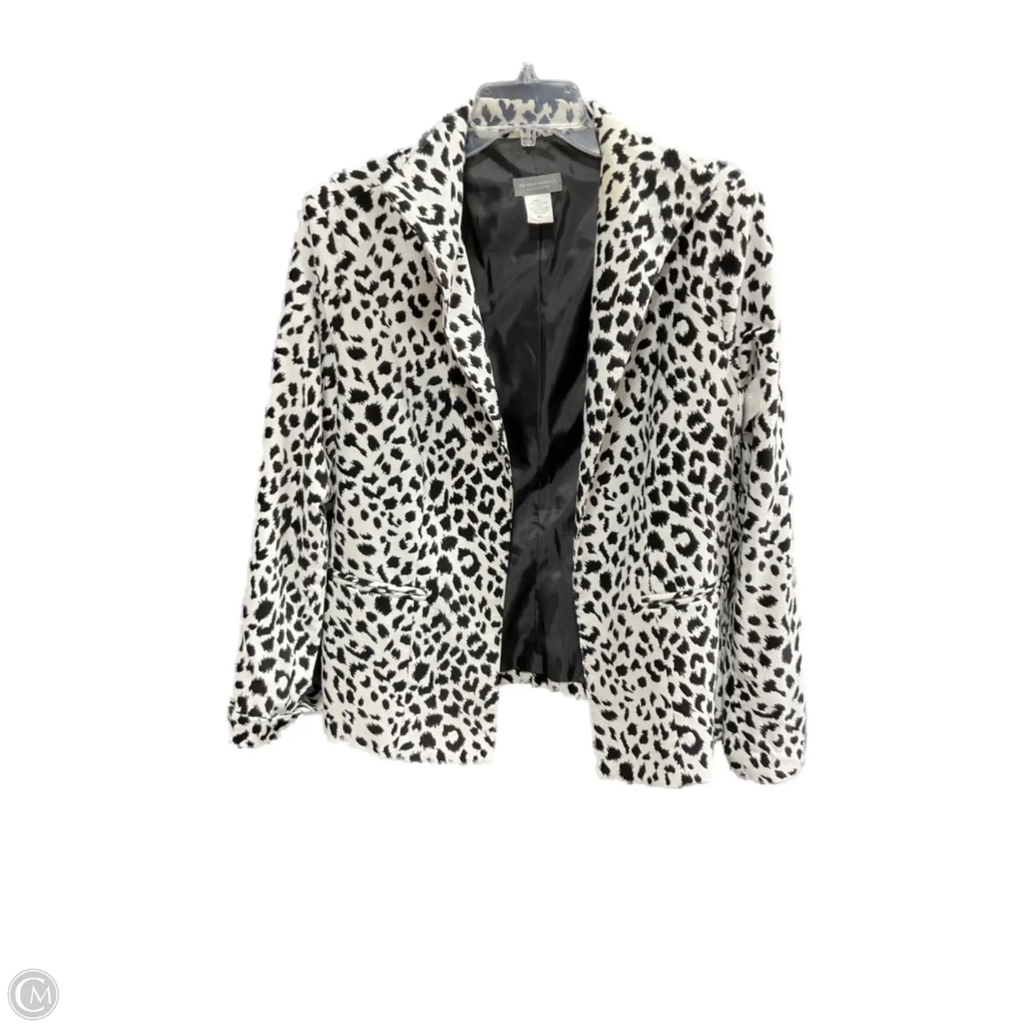 Blazer Designer By Neiman Marcus In Black & White, Size: Xl