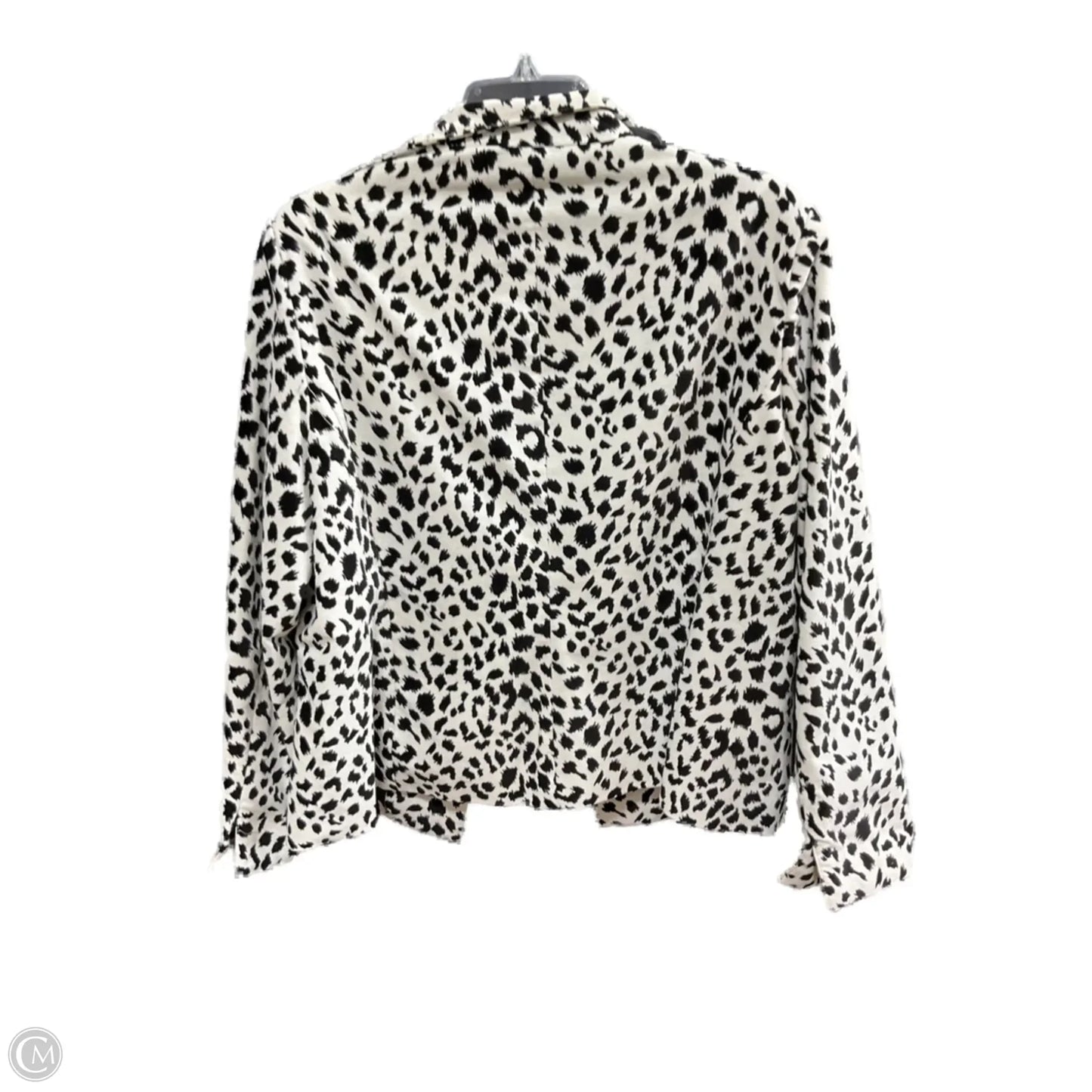 Blazer Designer By Neiman Marcus In Black & White, Size: Xl