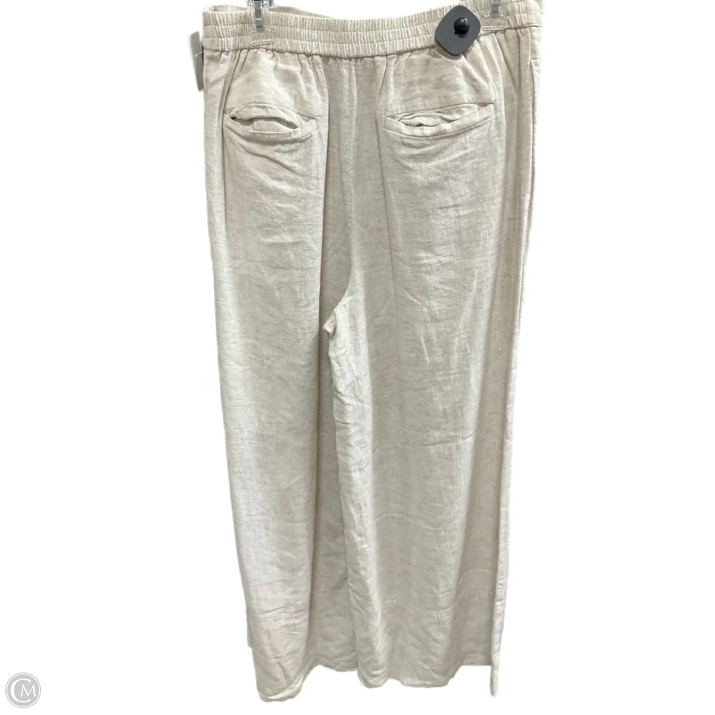 Pants Linen By Banana Republic In Cream, Size: M