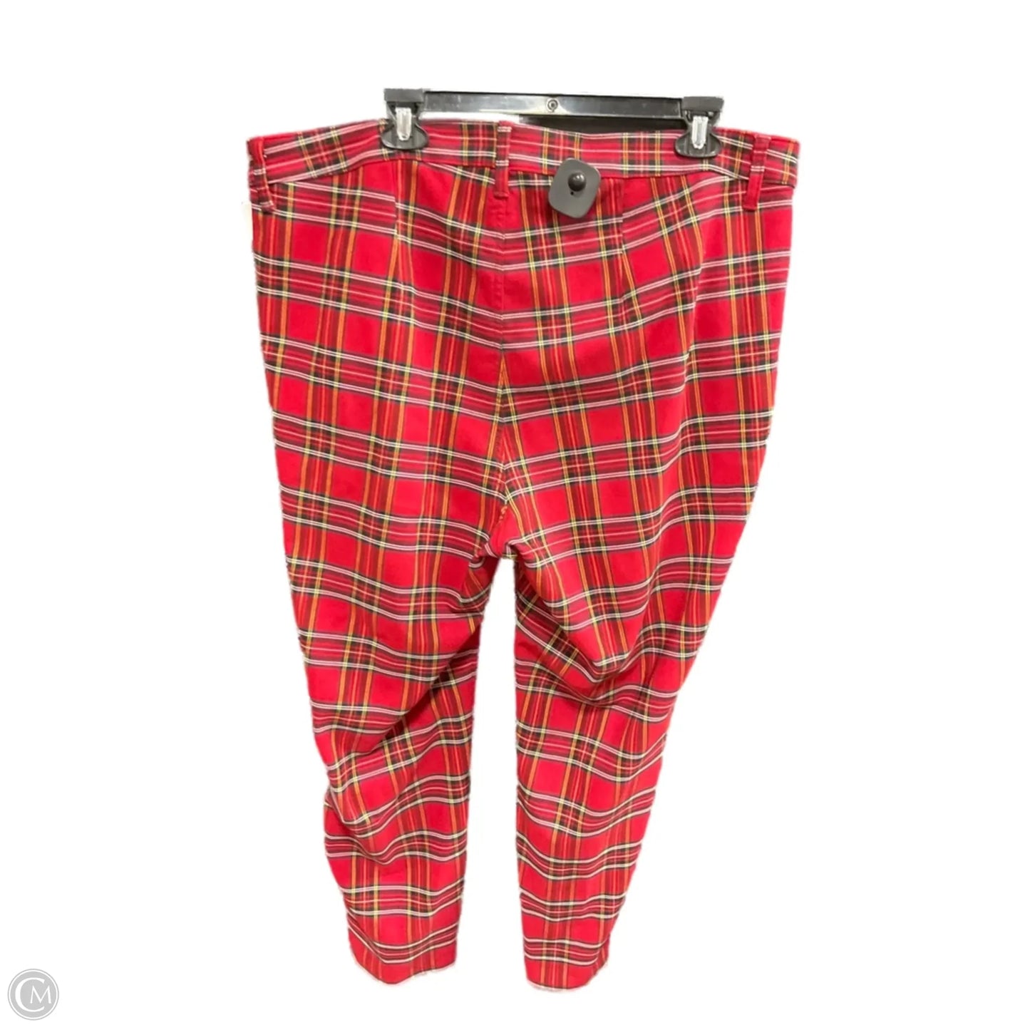 Pants Dress By Tommy Hilfiger In Plaid Pattern, Size: 18