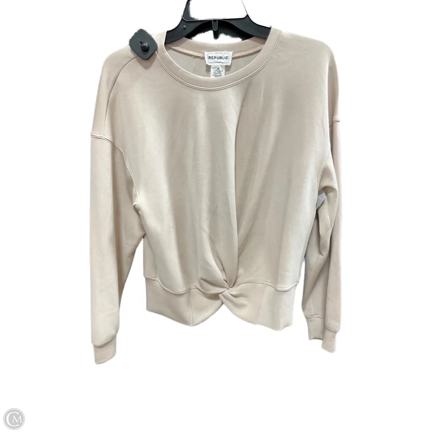 Sweatshirt Crewneck By For The Republic In Beige, Size: M