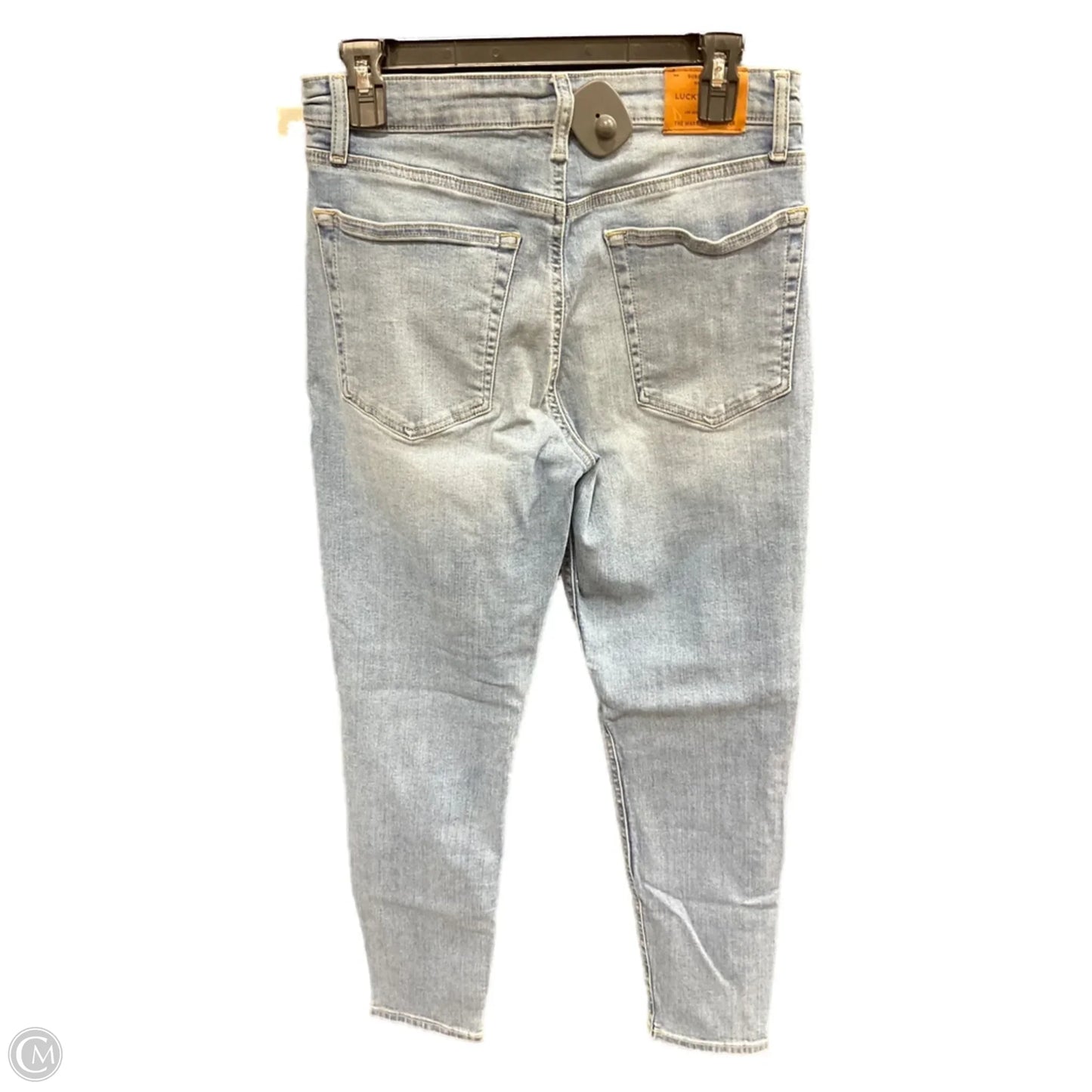 Jeans Skinny By Lucky Brand In Blue Denim, Size: 10