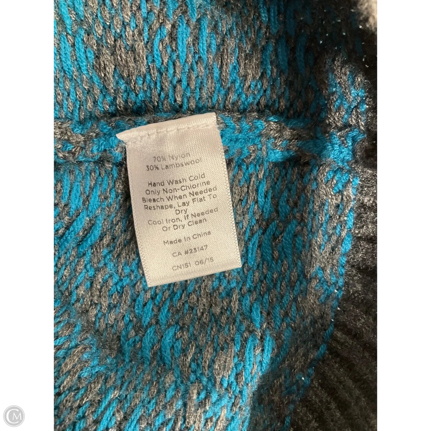 Sweater By Talbots In Checkered Pattern, Size: M